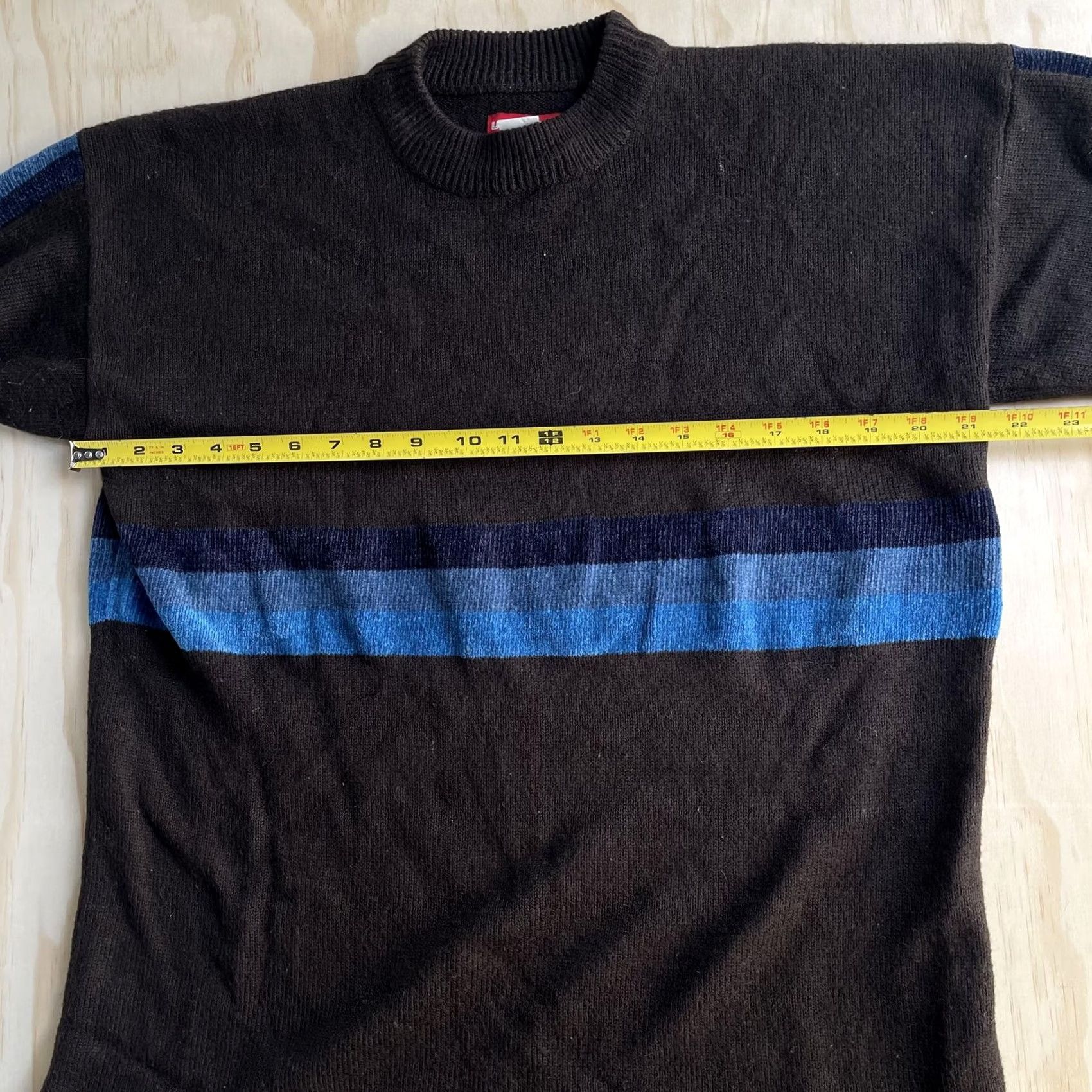 Vintage VINTAGE Unionbay Mens Sweater Crewneck Brown Stripe Knit 90s Hong Kong Size M Size US M / EU 48-50 / 2 - 6 Thumbnail