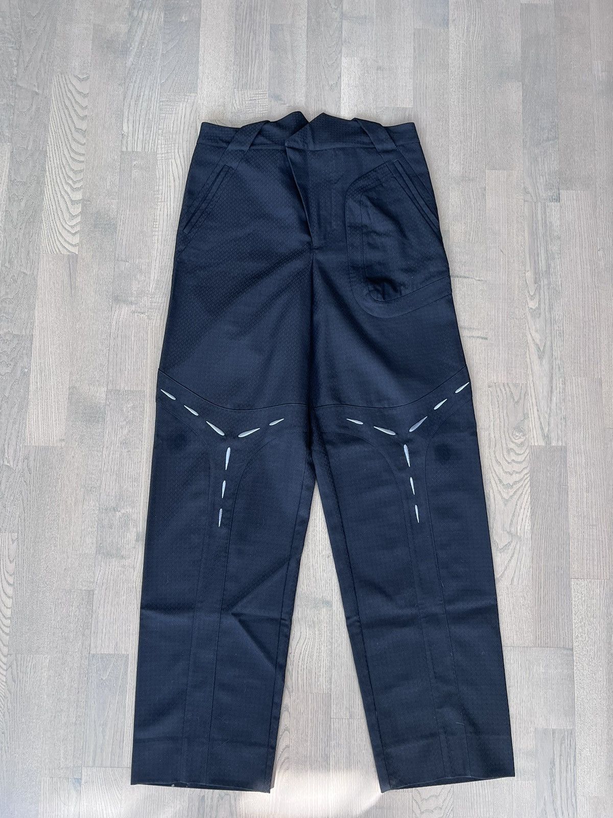 Pre-owned Kiko Kostadinov Klee Trouser In Black