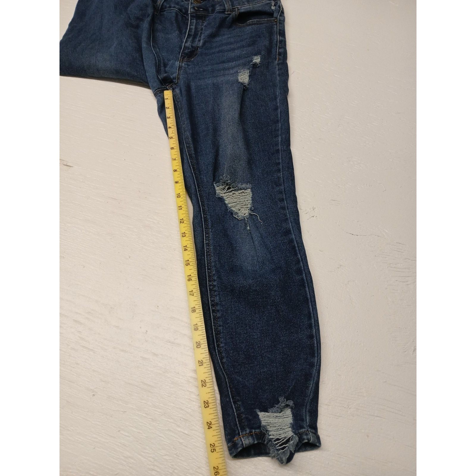 Other Vanilla Star (13)Women's Mid-Rise Skinny Blue Denim Jeans Size 32" / US 10 / IT 46 - 3 Thumbnail