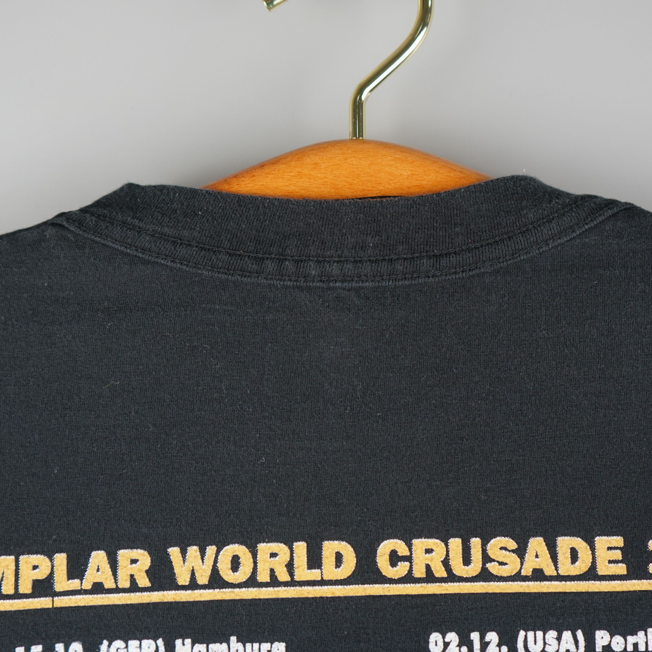 Band Tees × Vintage Vintage 1998 Hammerfall Tour T-Shirt Size US XL / EU 56 / 4 - 8 Thumbnail