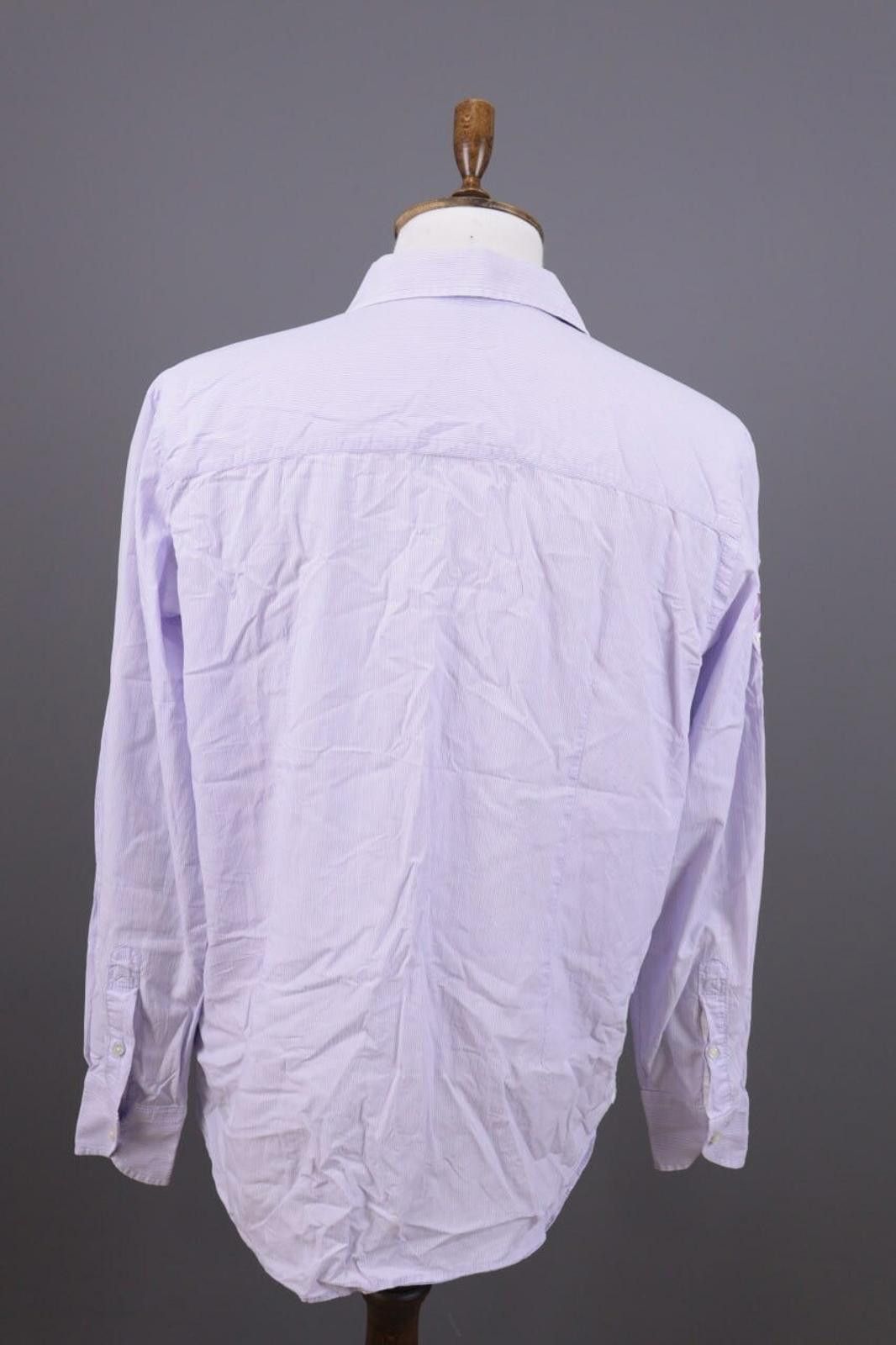 La Martina La Martina Buenos Aires Purple Pinstripe Shirt Size XXL Size US XXL / EU 58 / 5 - 12 Thumbnail