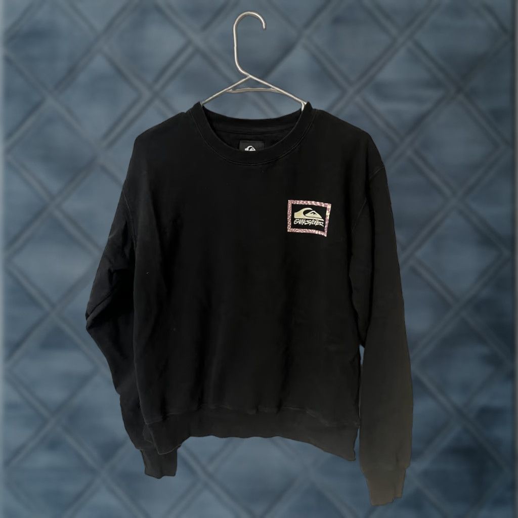 Quiksilver Quicksilver Mens Large Black Solid Pullover Sweater Crew Neck Size US L / EU 52-54 / 3 - 1 Thumbnail