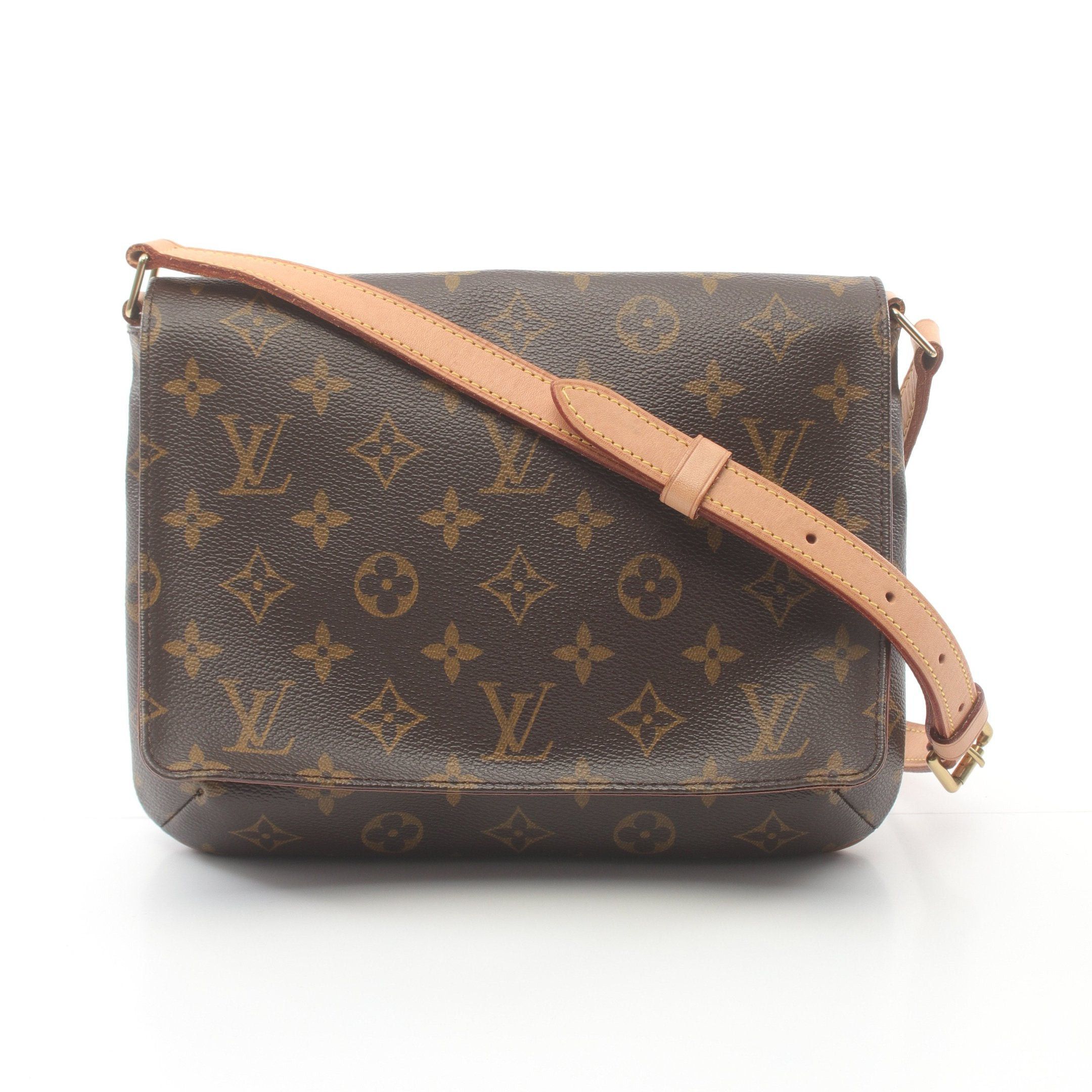 Louis Vuitton Louis Vuitton Musette Tango Long Strap Monogram Shoulder Bag Leather Brown Size ONE SIZE - 1 Thumbnail
