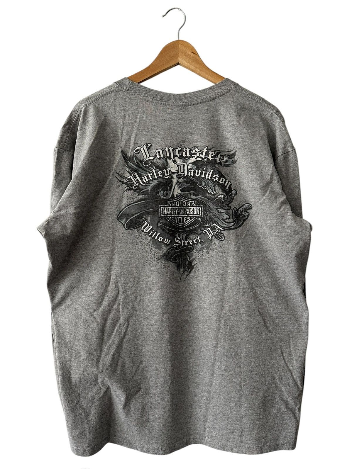 Harley Davidson Vintage Harley Davidson Flame Longsleeve Size US XL / EU 56 / 4 - 3 Thumbnail