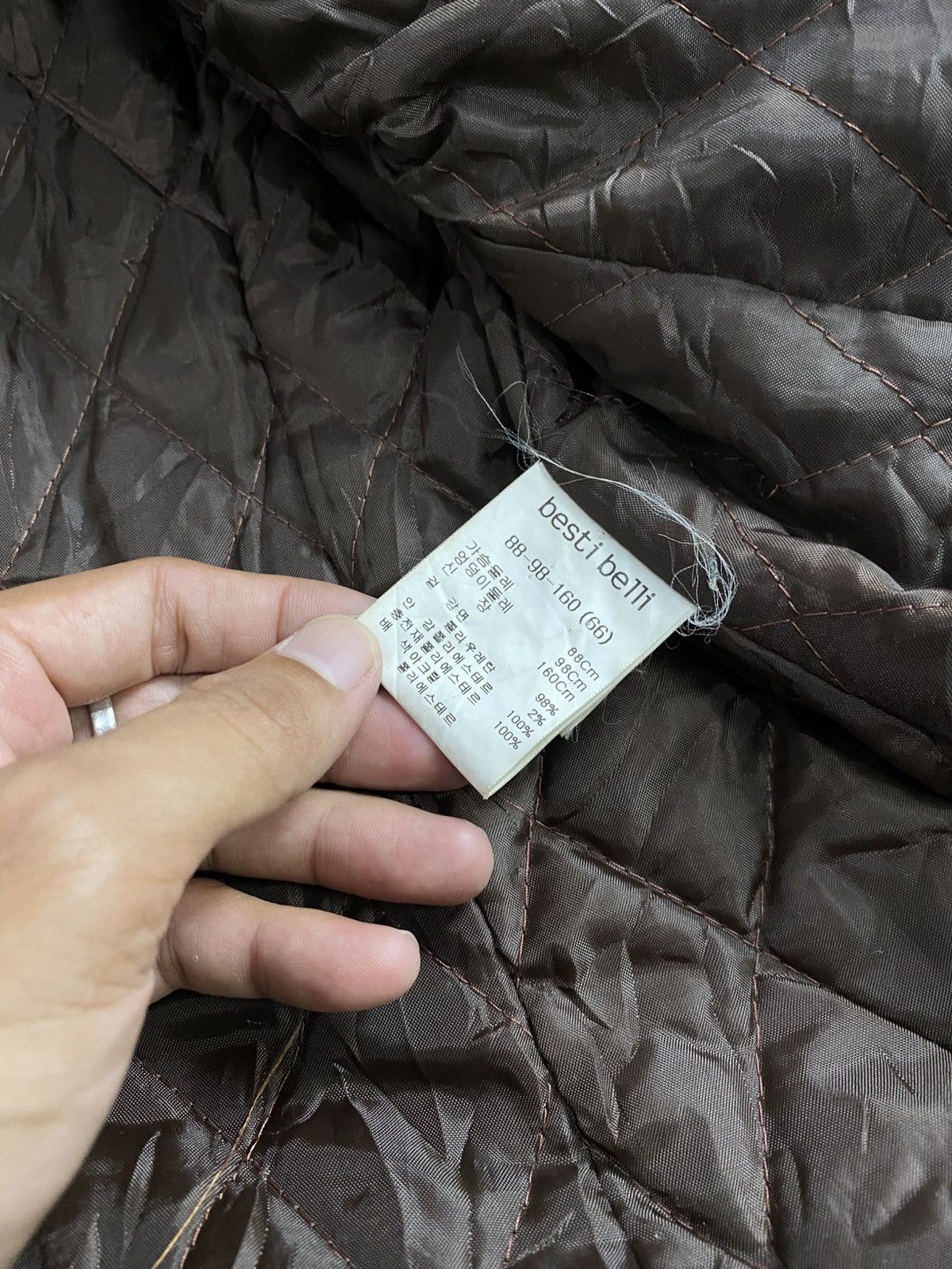 Tornado Mart 2000s Best Beni faux fur lace up quilted jacket Size US M / EU 48-50 / 2 - 6 Thumbnail