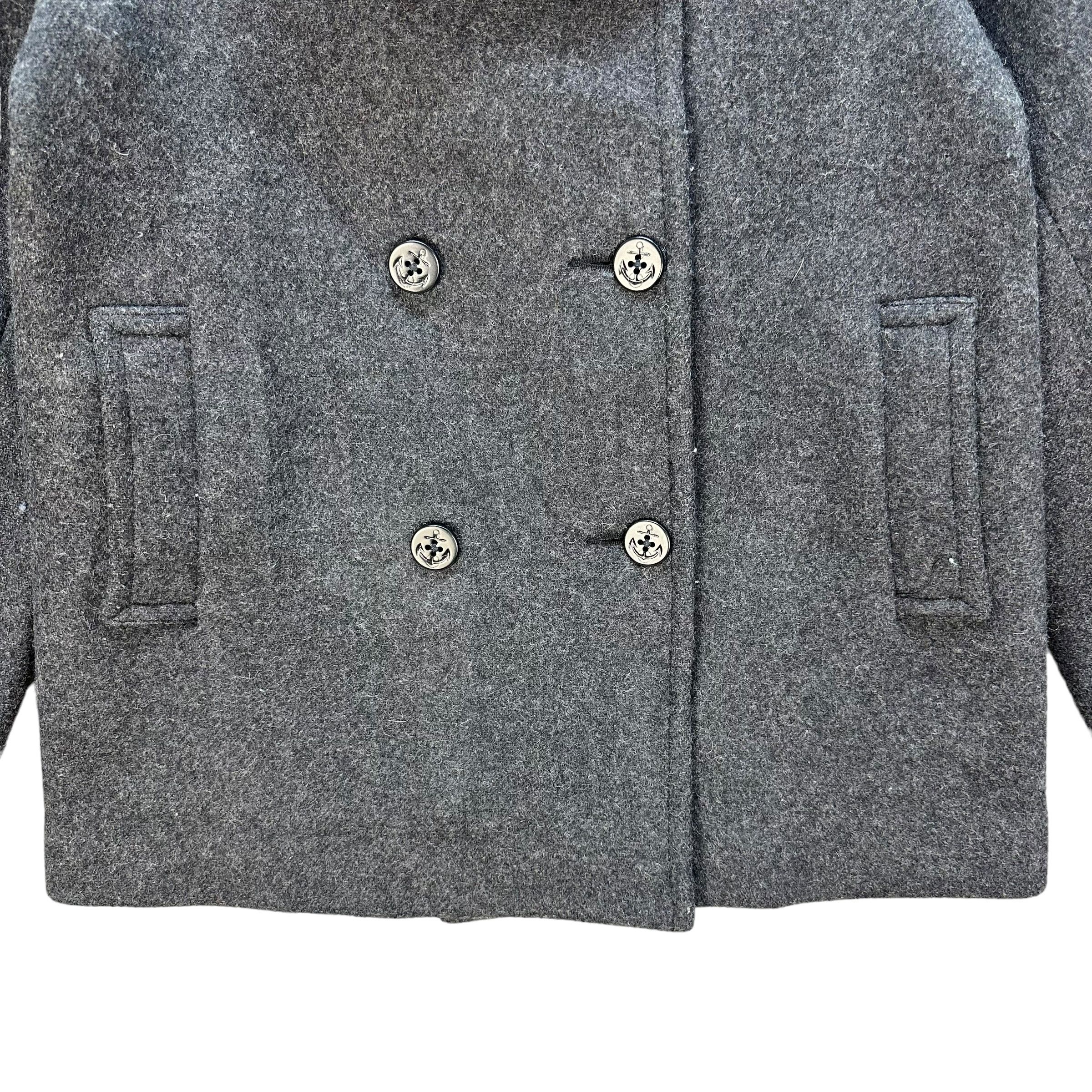 Japanese Brand NIMES Wool Double Breasted Coat #A48-1125 Size S / US 4 / IT 40 - 3 Thumbnail