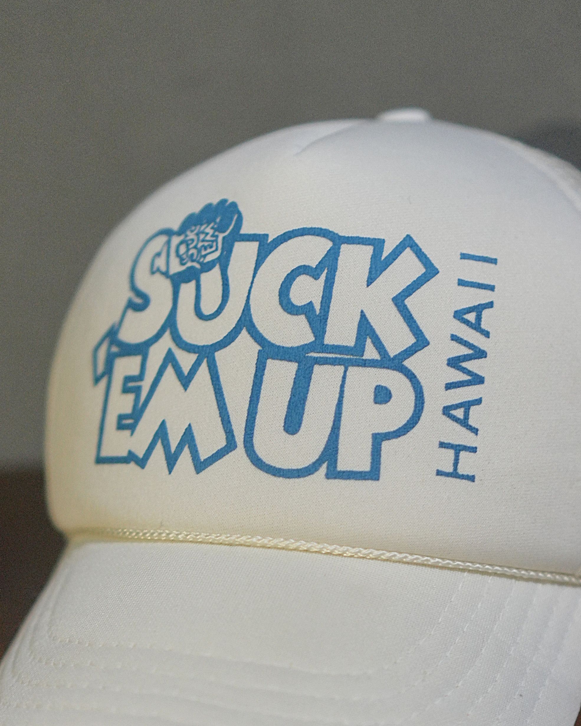 Vintage TRUCKER VINTAGE SUCK 'EM UP HAWAII | HAWAIIAN HEADWEAR Size ONE SIZE - 2 Thumbnail