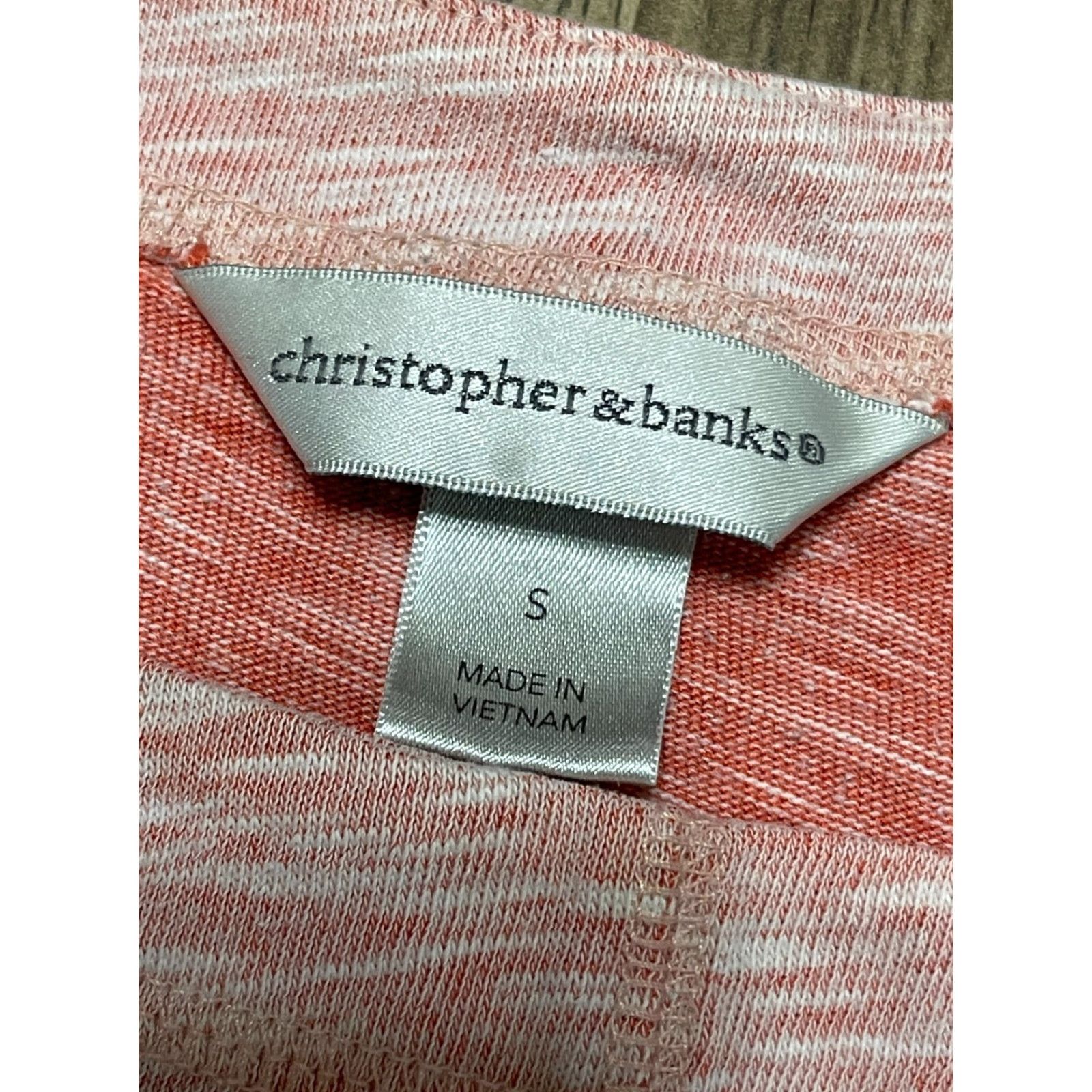 Vintage Christopher & Banks Shirt Women S Pink Long Sleeve Pullover Casual Regular Size S / US 4 / IT 40 - 7 Thumbnail