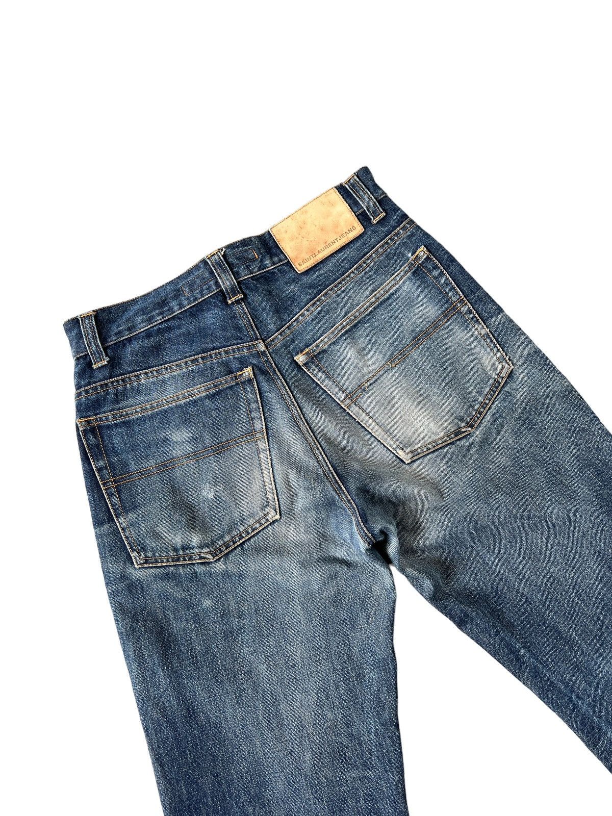 Yves Saint Laurent Saint Laurent Jeans Raw Aging Fading Size US 28 / EU 44 - 8 Thumbnail
