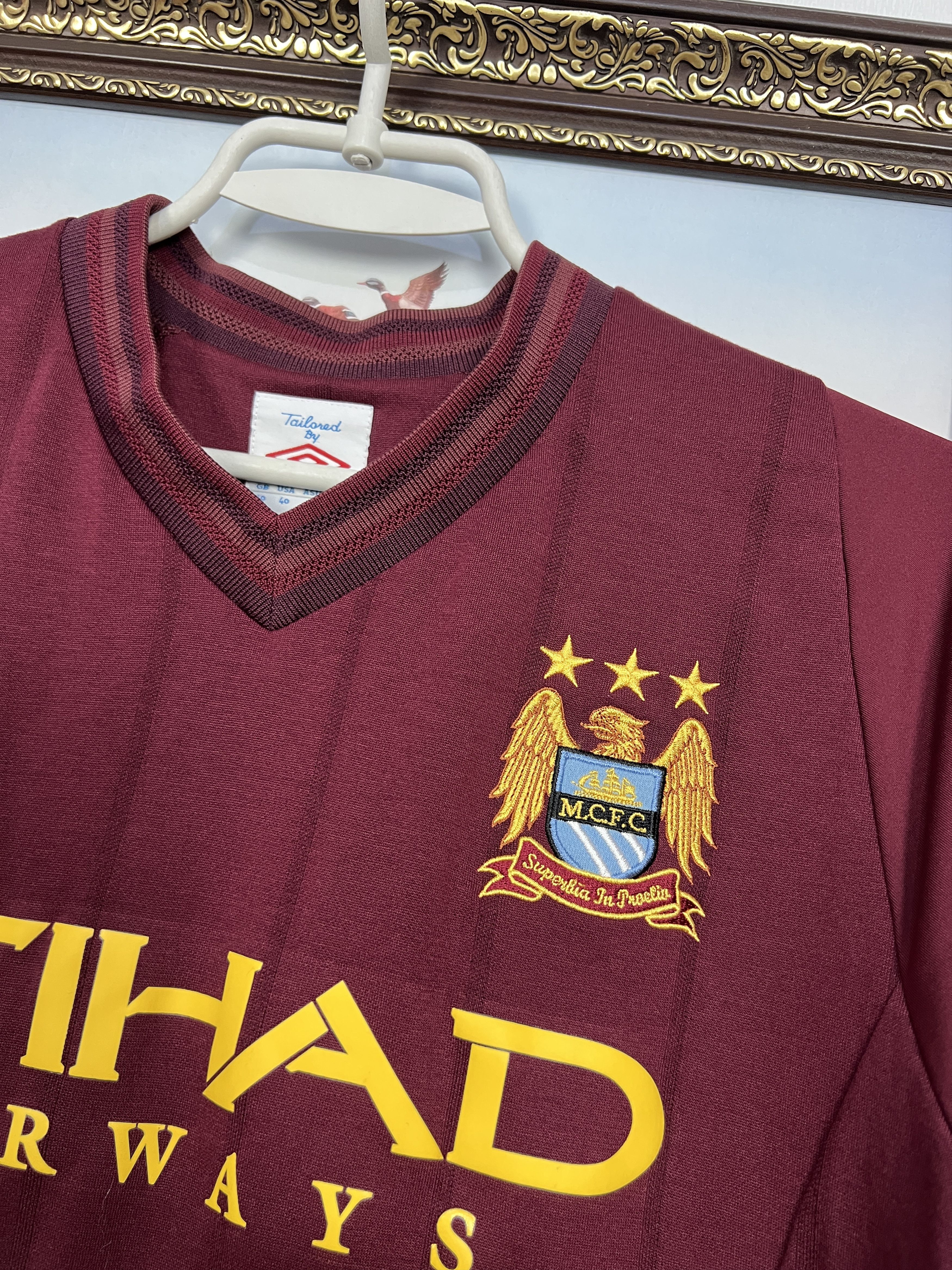 Umbro Manchester City Away football shirt 2012 Player Issue #5 Size US M / EU 48-50 / 2 - 4 Thumbnail
