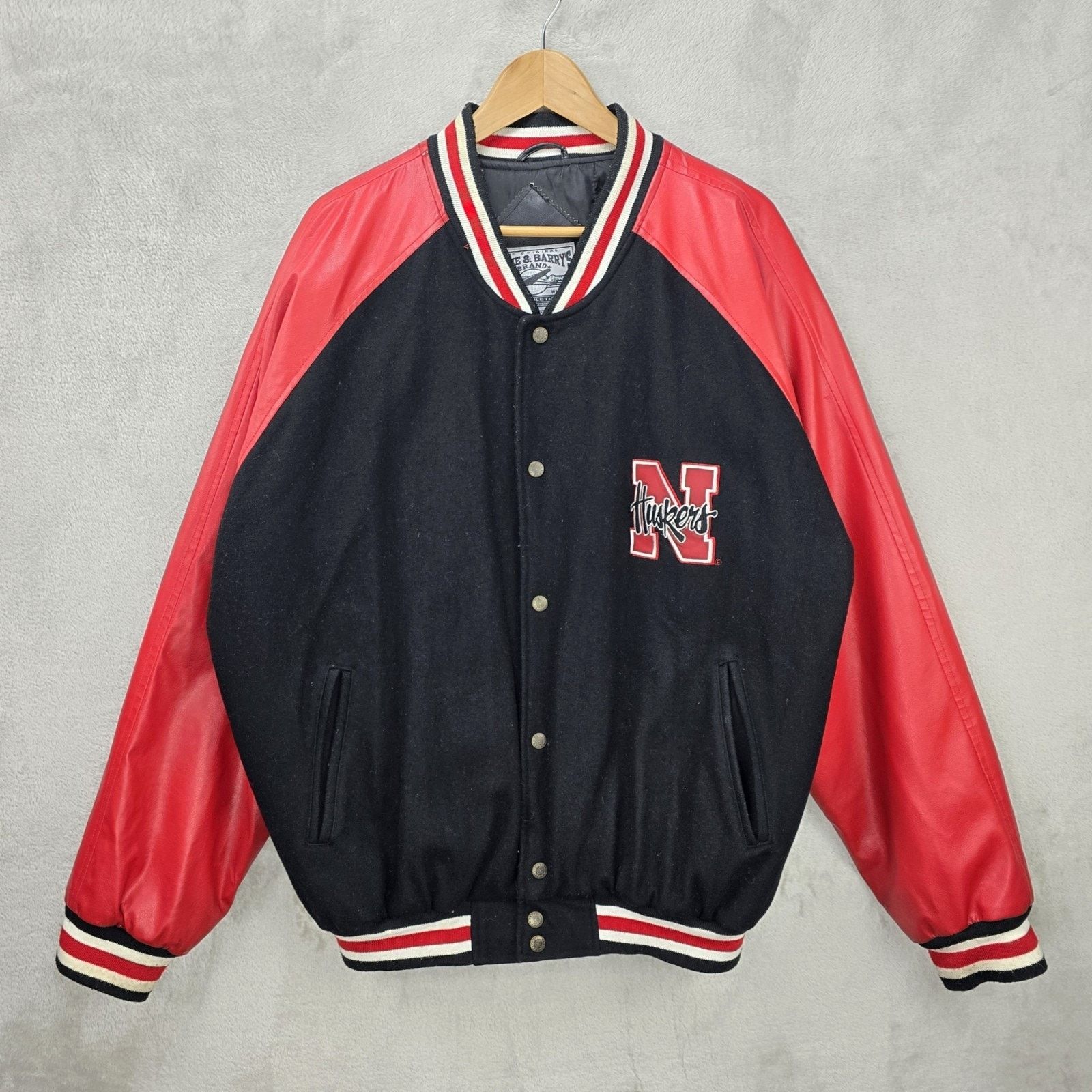 Vintage Steve & Barry’s Nebraska Huskers Coat Jacket XL
