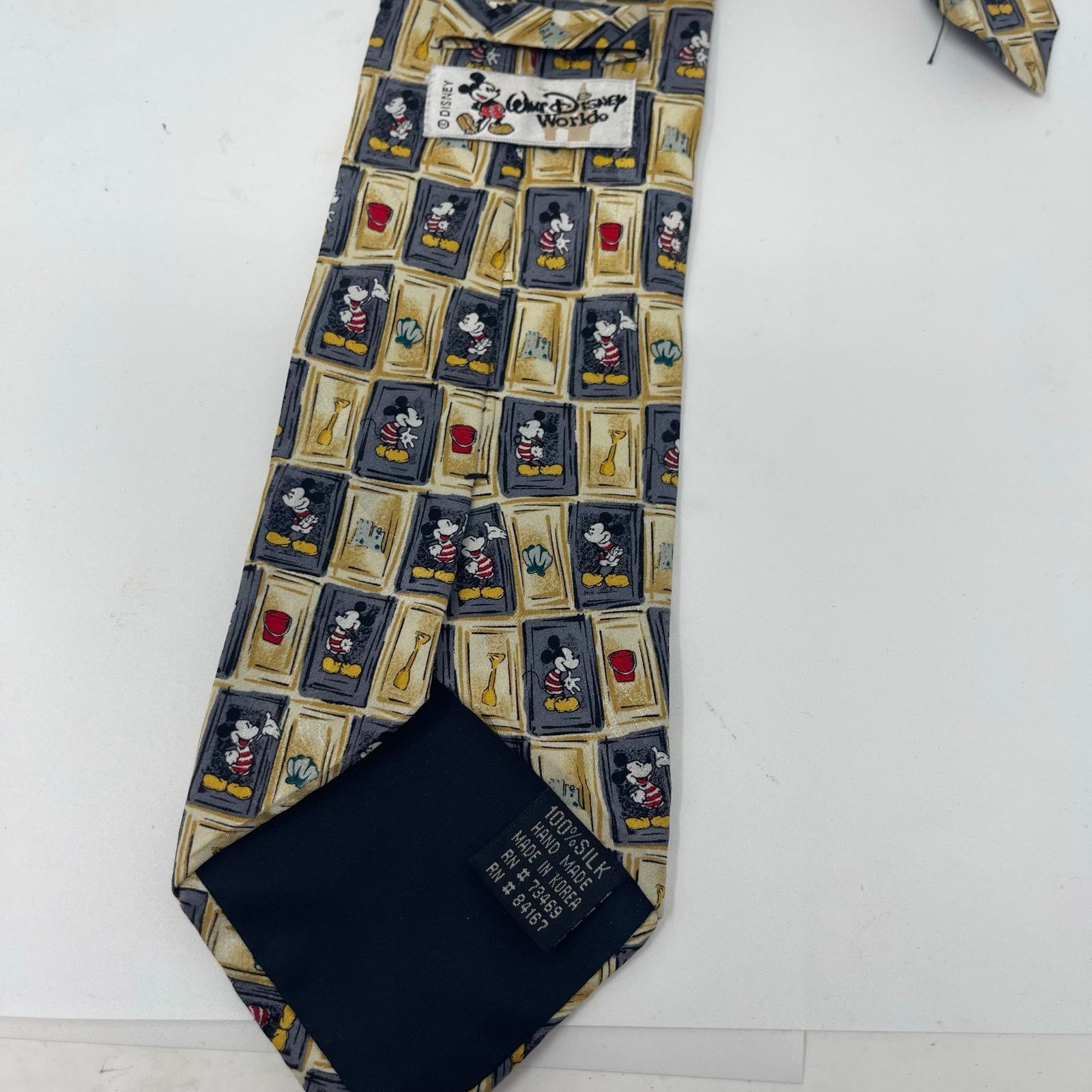 Disney Vintage Disney World Mickey Mouse silk tie Size ONE SIZE - 3 Thumbnail
