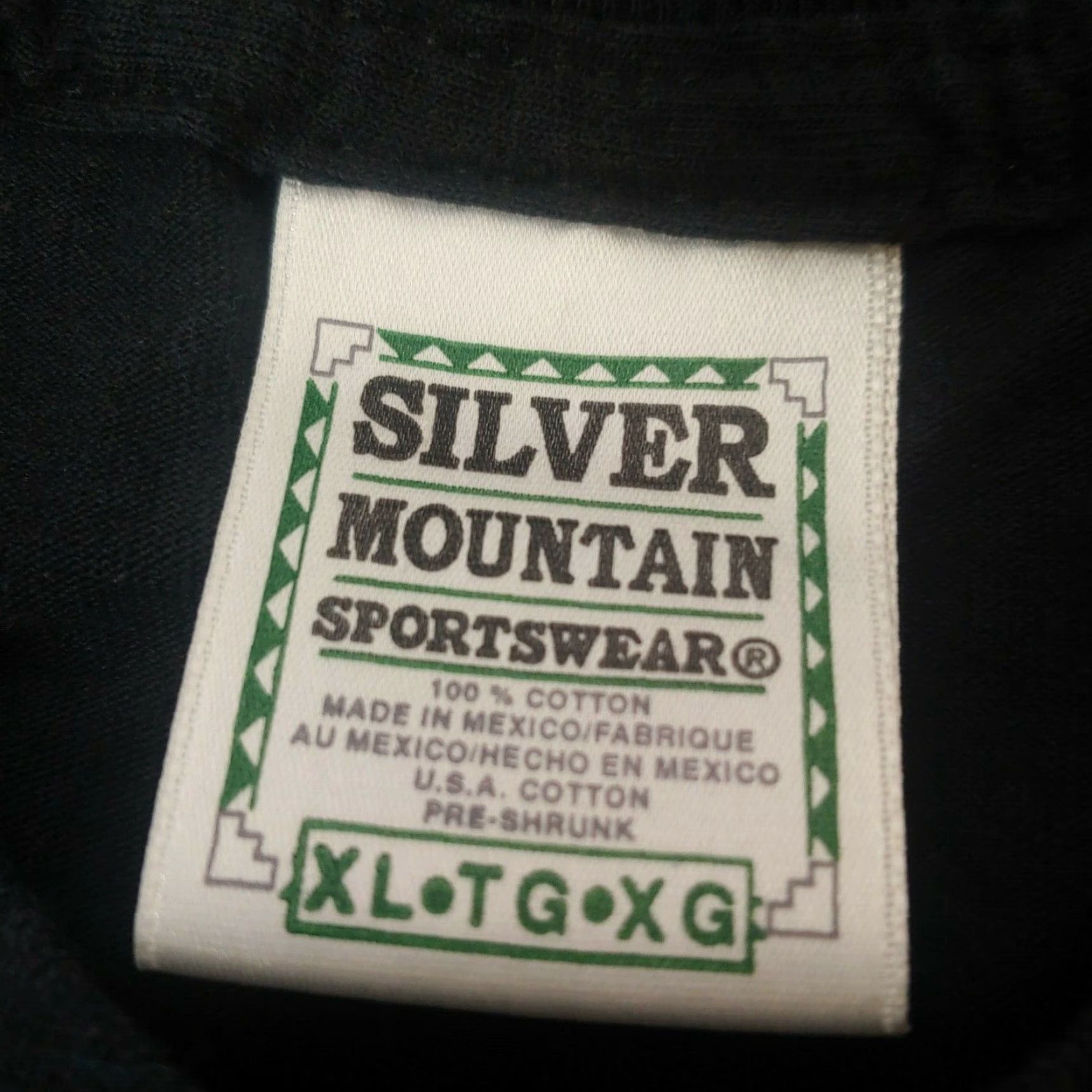 Vintage VINTAGE Which Way Is Over The Hill Shirt XL Black Cotton Knit Short Sleeve Birthday Funny Hallmark 90s Silver Mountain Sportswear Mens T-Shirt Size US XL / EU 56 / 4 - 5 Thumbnail