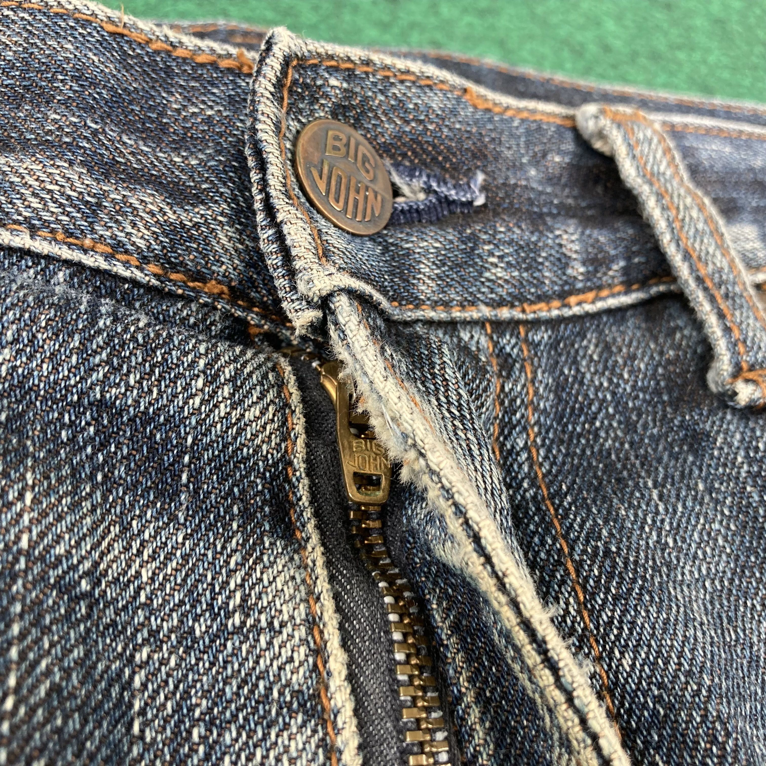 Big John Vtg Big John Blue Denim Flare Sz 32 Bootcut Jeans Size US 32 / EU 48 - 4 Thumbnail