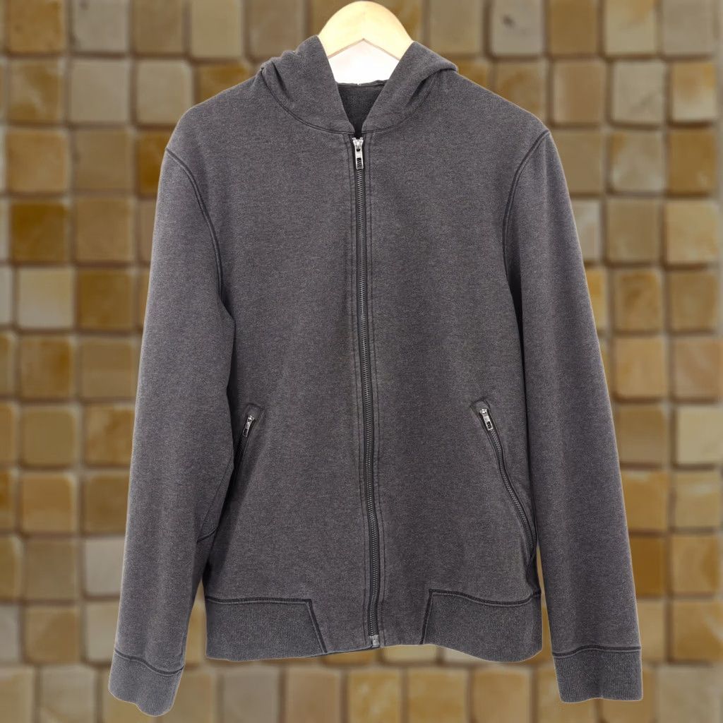 Lululemon Lululemon Hoodie Men's Cross Cut Long Sleeve Zip Hooded Pockets Gray Size M Regular Athletic Fit Front Logo Zip Size US M / EU 48-50 / 2 - 1 Thumbnail