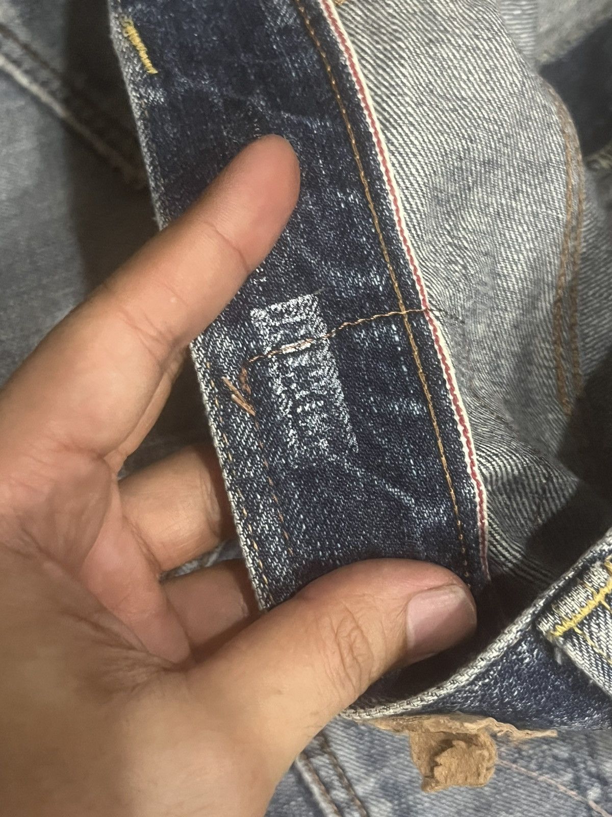 Vintage Vintage Japanese Brand Edwin 505 Half Selvedge Blue Jeans Size US 32 / EU 48 - 20 Thumbnail