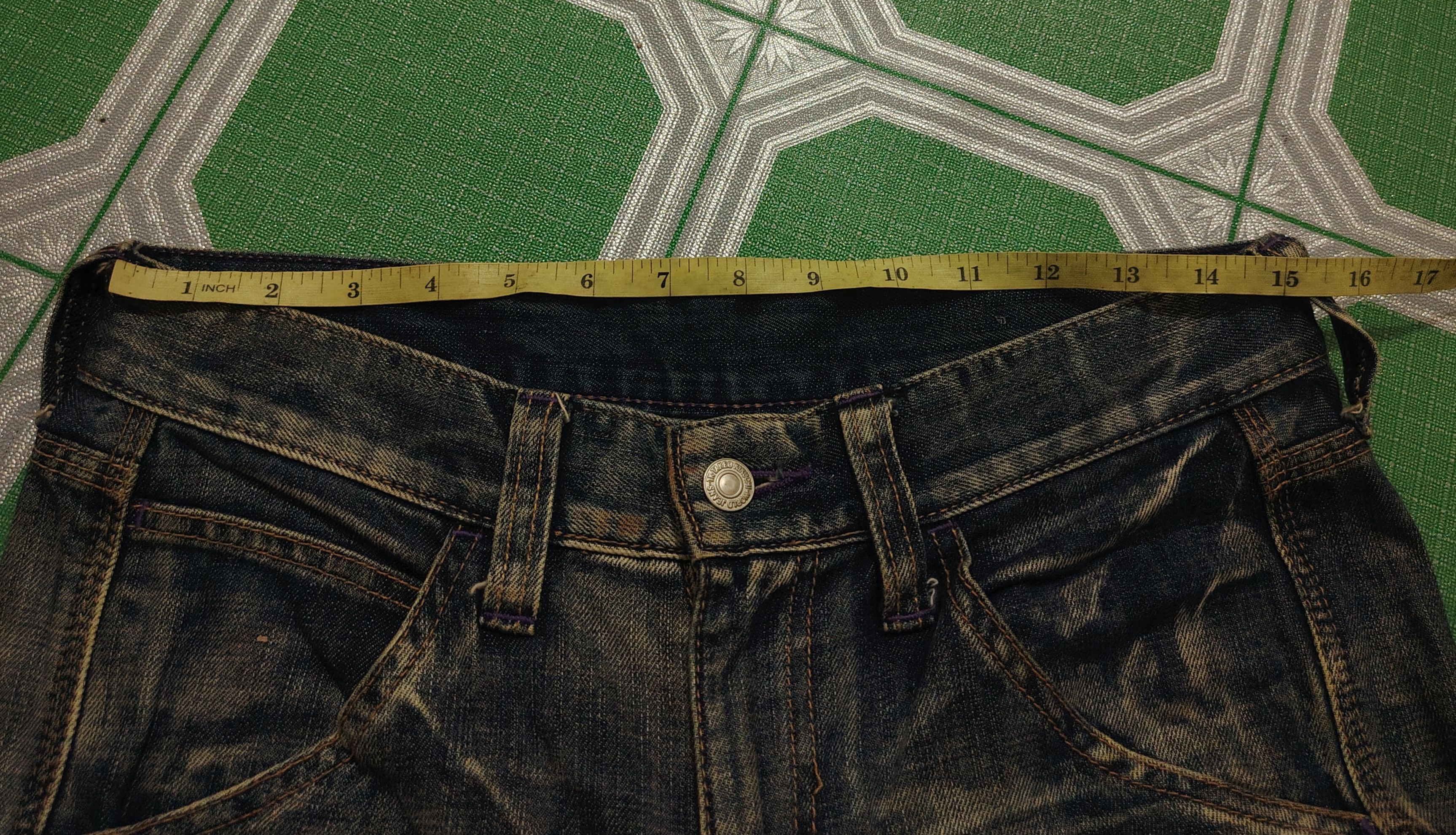 Takeo Kikuchi Vtg Japanese Takeo Kikuchi Pain Splatter Distressed Jeans Size US 30 / EU 46 - 19 Thumbnail