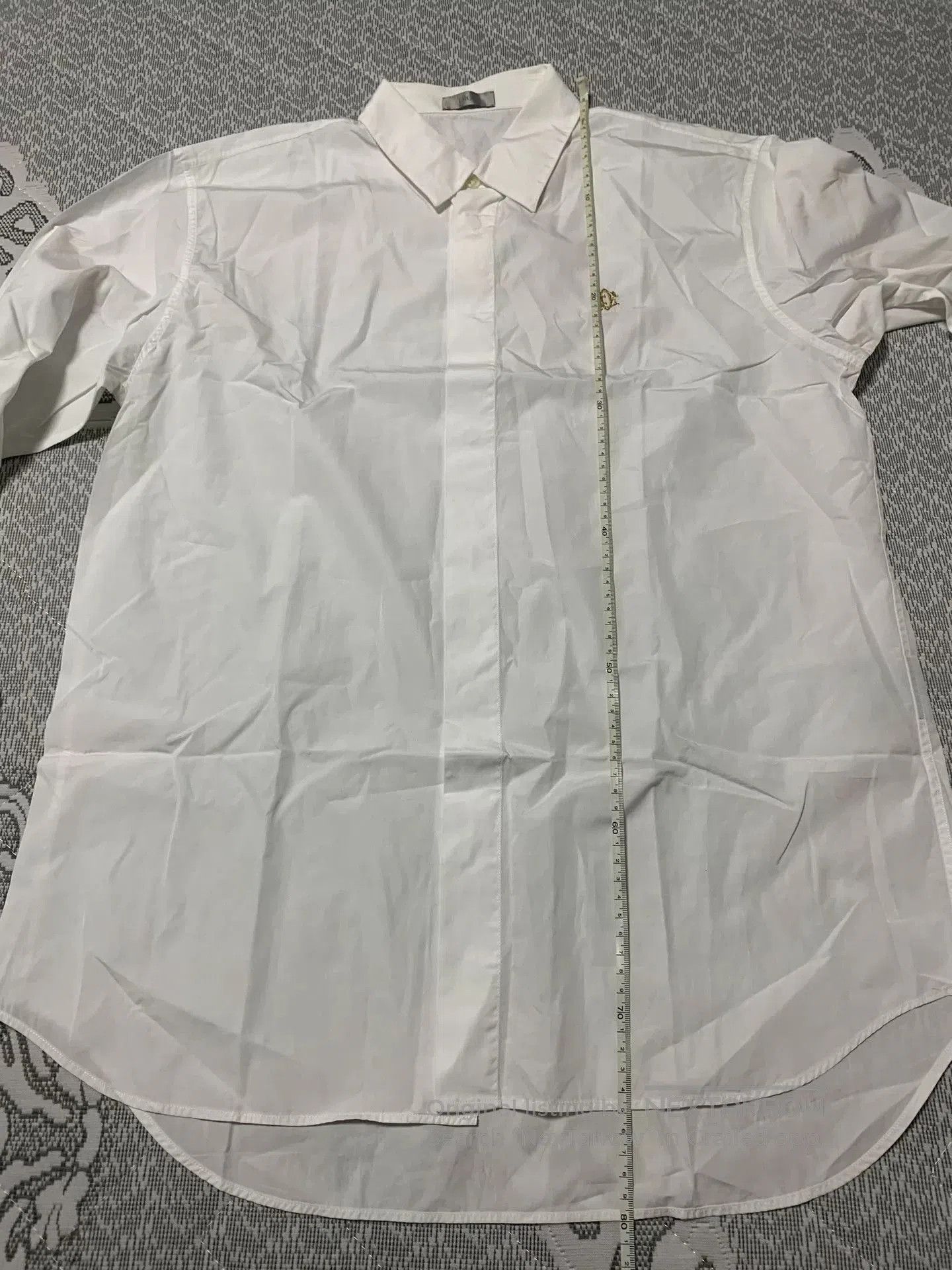 Dior Dior Gold Thread CD Embroidered Shirt. Size US L / EU 52-54 / 3 - 7 Thumbnail