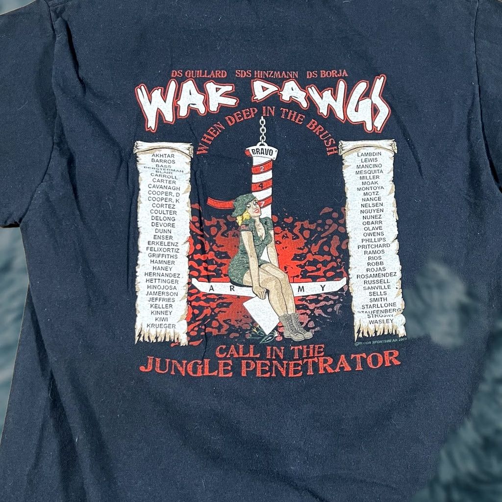 Vintage VINTAGE Bravo Company War Dawgs T-Shirt Men M Black 2009 Y2k Military Size US M / EU 48-50 / 2 - 1 Thumbnail