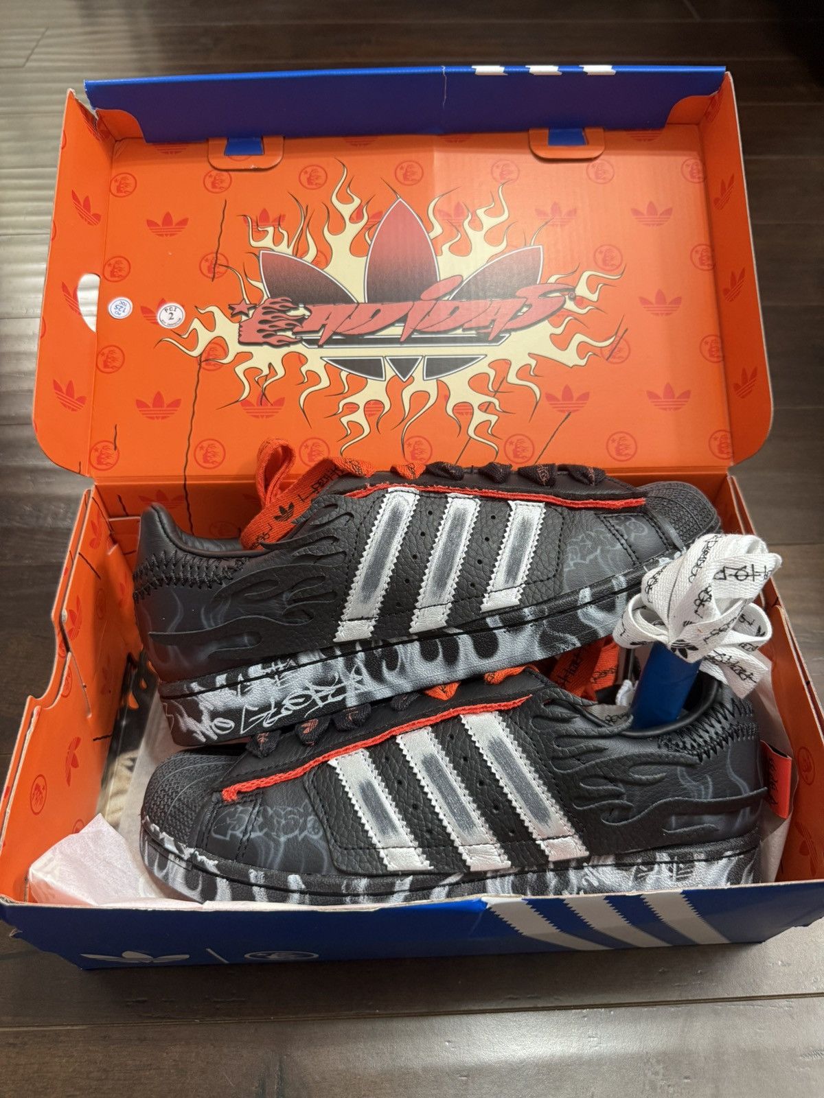 HELLSTAR HELLSTAR X ADIDAS SNEAKER COMPLEXCON EXCLUSIVE Size US 6.5 / EU 39-40 - 1 Thumbnail