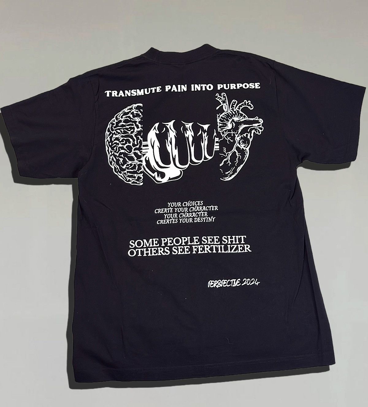 Other Transcend Culture “Transmute Pain Into Purpose” Graphic Tee Size US M / EU 48-50 / 2 - 3 Thumbnail
