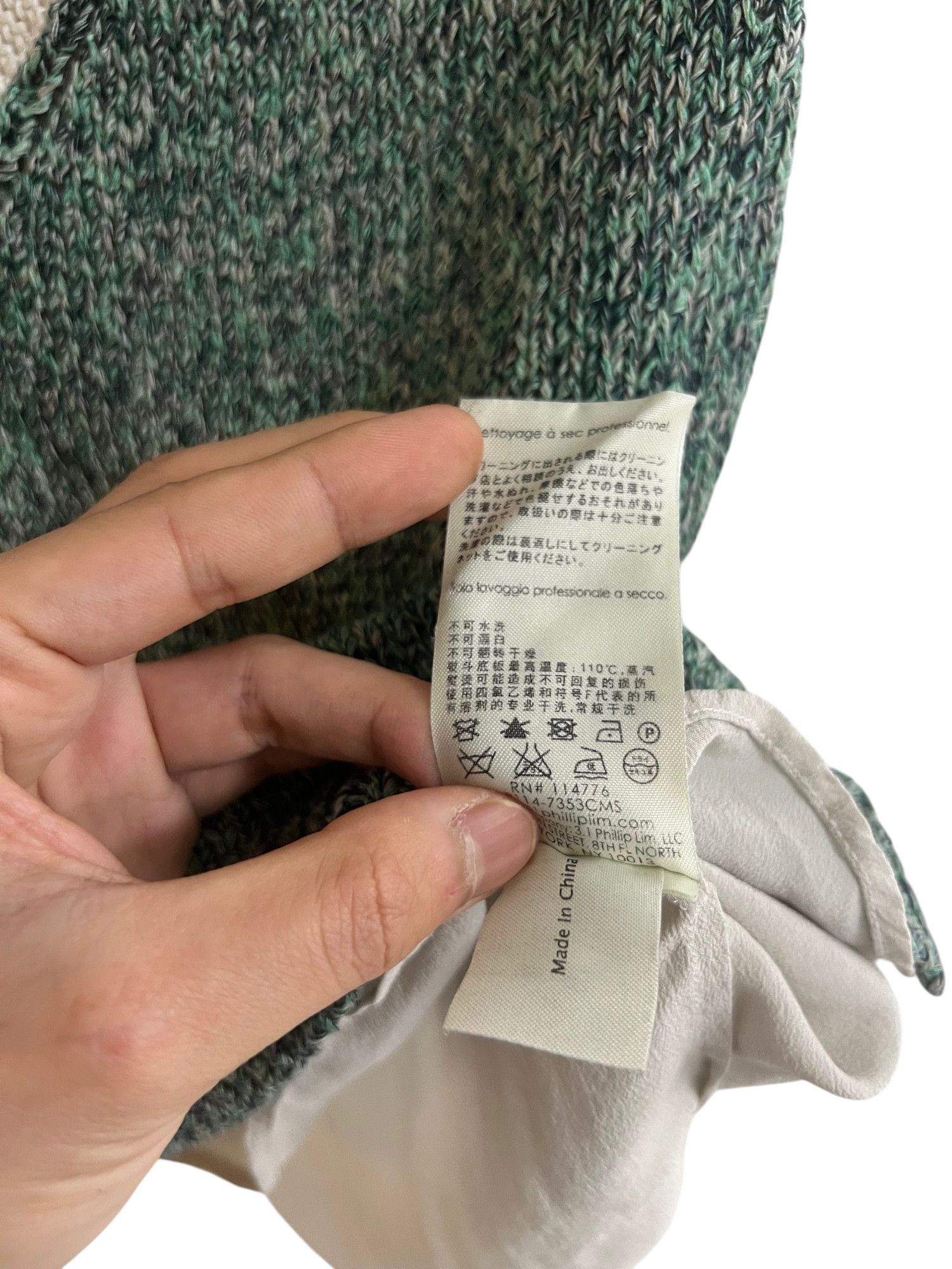 3.1 Phillip Lim Silk Tromp L’ oeil Cotton-Knit Size XS / US 0-2 / IT 36-38 - 7 Thumbnail