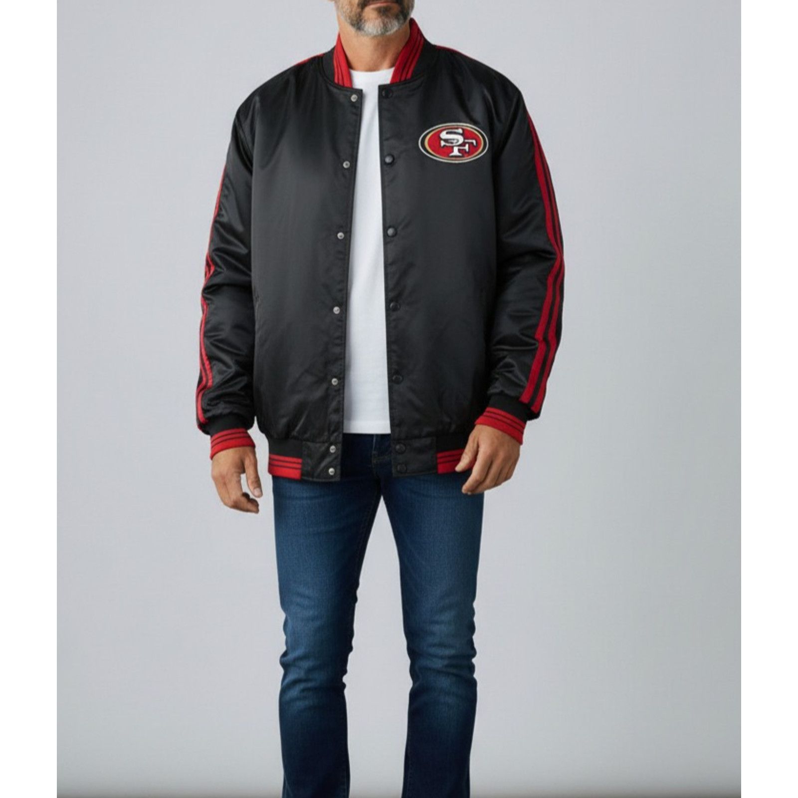 Starter STARTER NFL San Francisco 49ers Varsity Bomber Jacket XXL Size US XXL / EU 58 / 5 - 1 Thumbnail