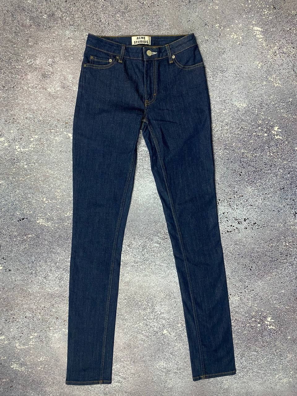 Acne Studios × Hysteric Glamour Flex Dark Blue Acne Studios Long Denim Pants JEans Size 26" / US 2 / IT 38 - 1 Thumbnail