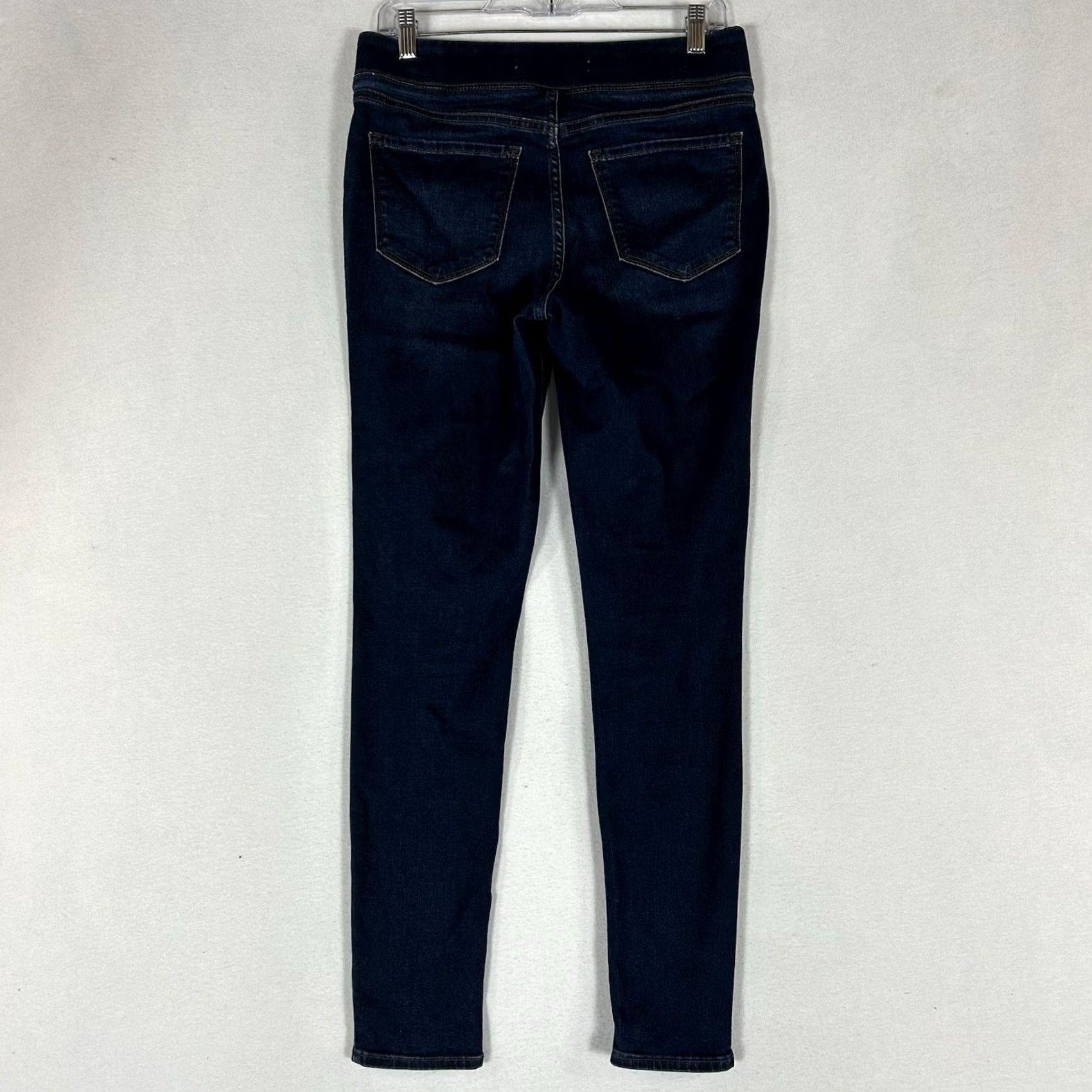 Old Navy Old Navy Rockstar Super Skinny Jeggings Womens 6 Blue Dark Wash Denim Pullover Jeans Skinny City 90s Womens Size M / US 6-8 / IT 42-44 - 7 Thumbnail