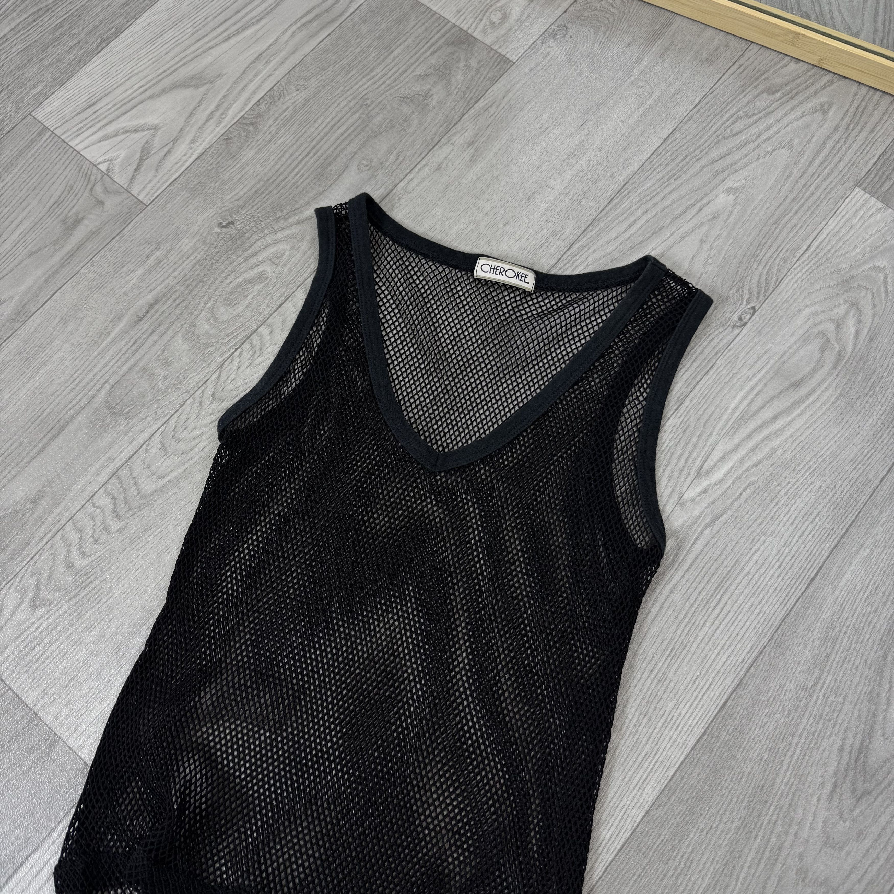 Vintage Vintage Women's Mesh Tank Top Black Size US M / EU 48-50 / 2 - 3 Thumbnail
