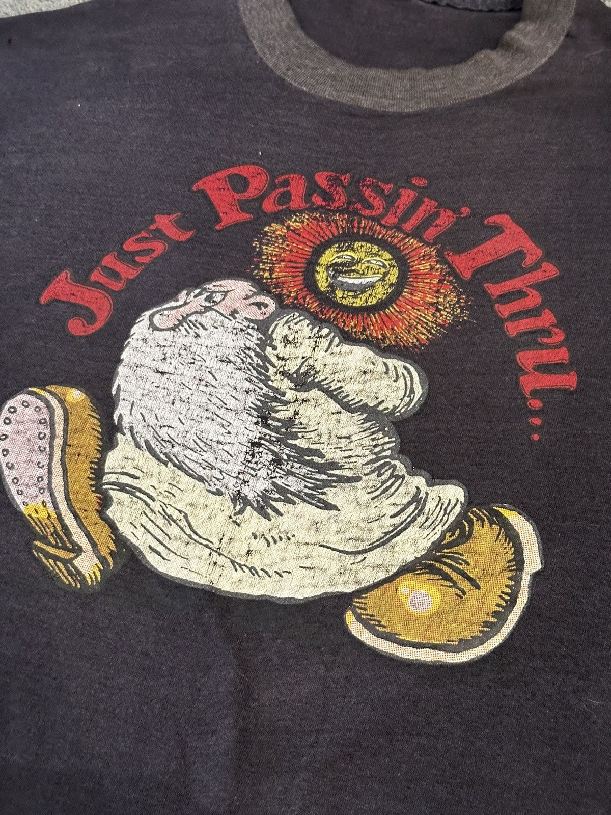 Vintage RARE VINTAGE ROBERT CRUMB “JUST PASSIN THRU” 70’s MR NATURAL Size US M / EU 48-50 / 2 - 7 Thumbnail