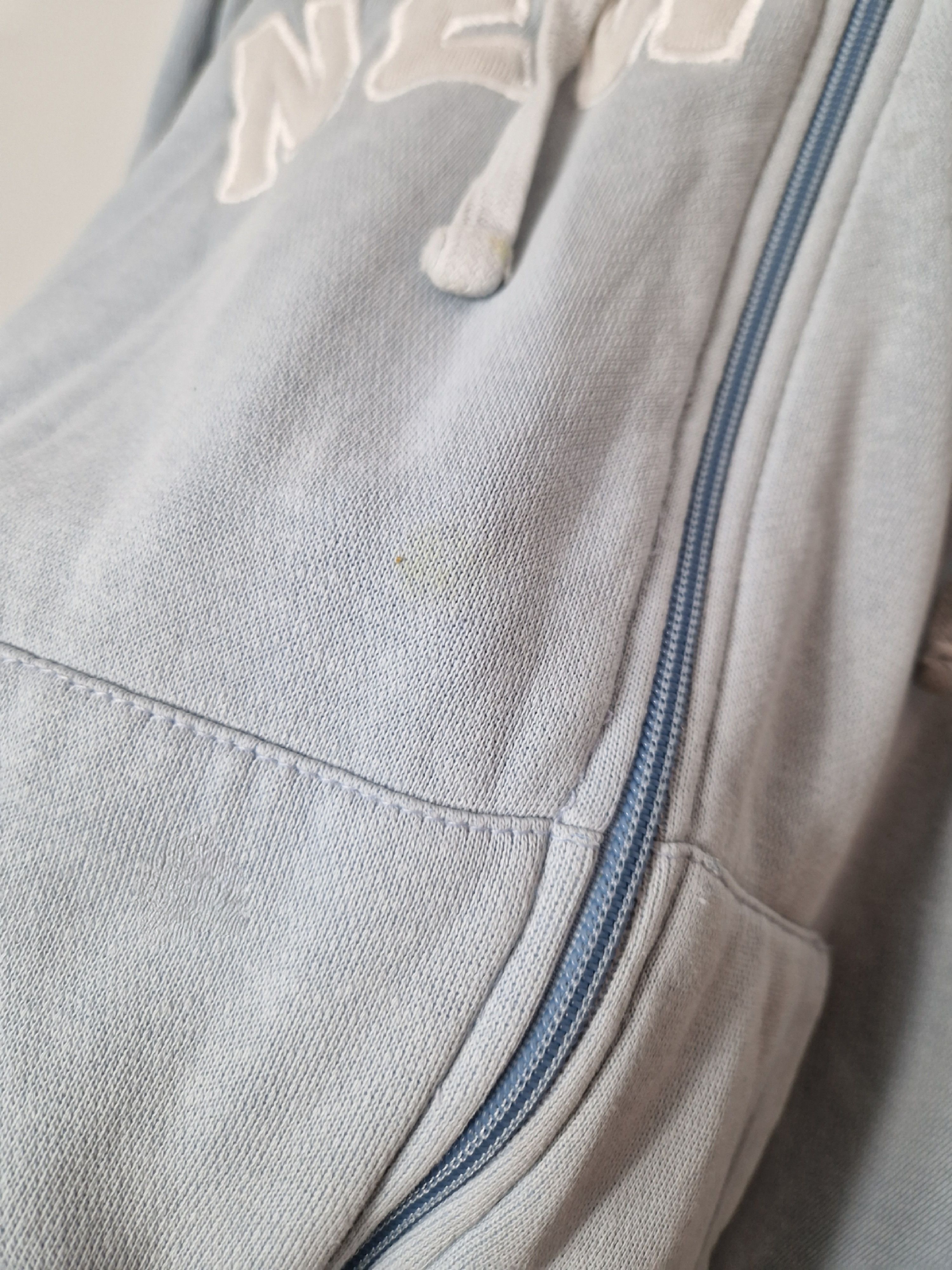 Vintage vintage boxy baby blue New York y2k hoodie Size US L / EU 52-54 / 3 - 6 Thumbnail