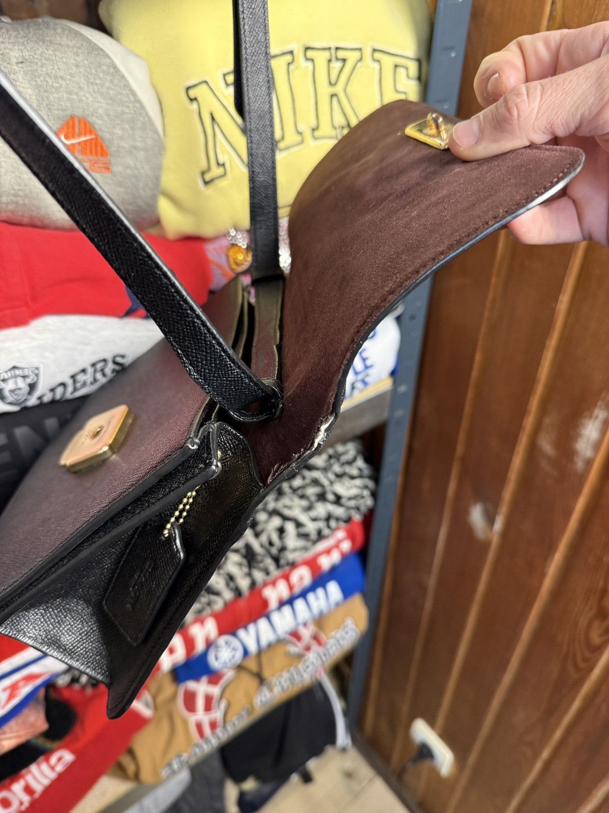 Coach Coach Bag Black Leather Y2K Size ONE SIZE - 14 Thumbnail