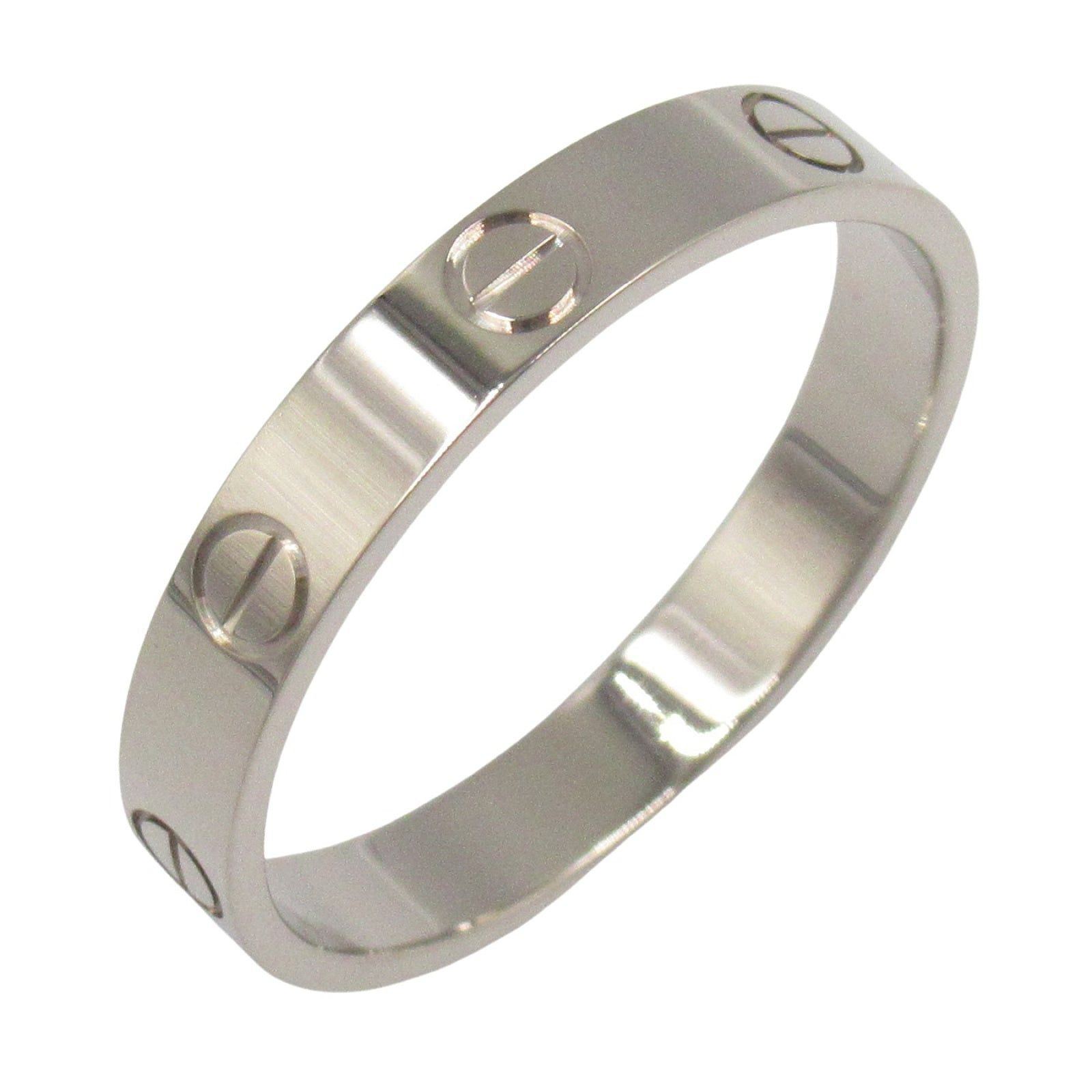 Cartier Cartier Mini Love Ring K18Wg (White Gold) Silver Size ONE SIZE - 1 Thumbnail