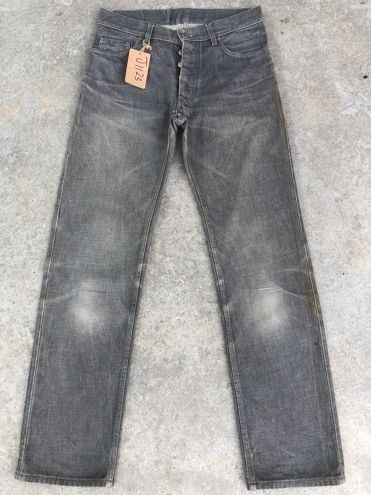 Helmut Lang Helmut Lang Classic Raw Denim Distressed Size US 31 - 1 Thumbnail