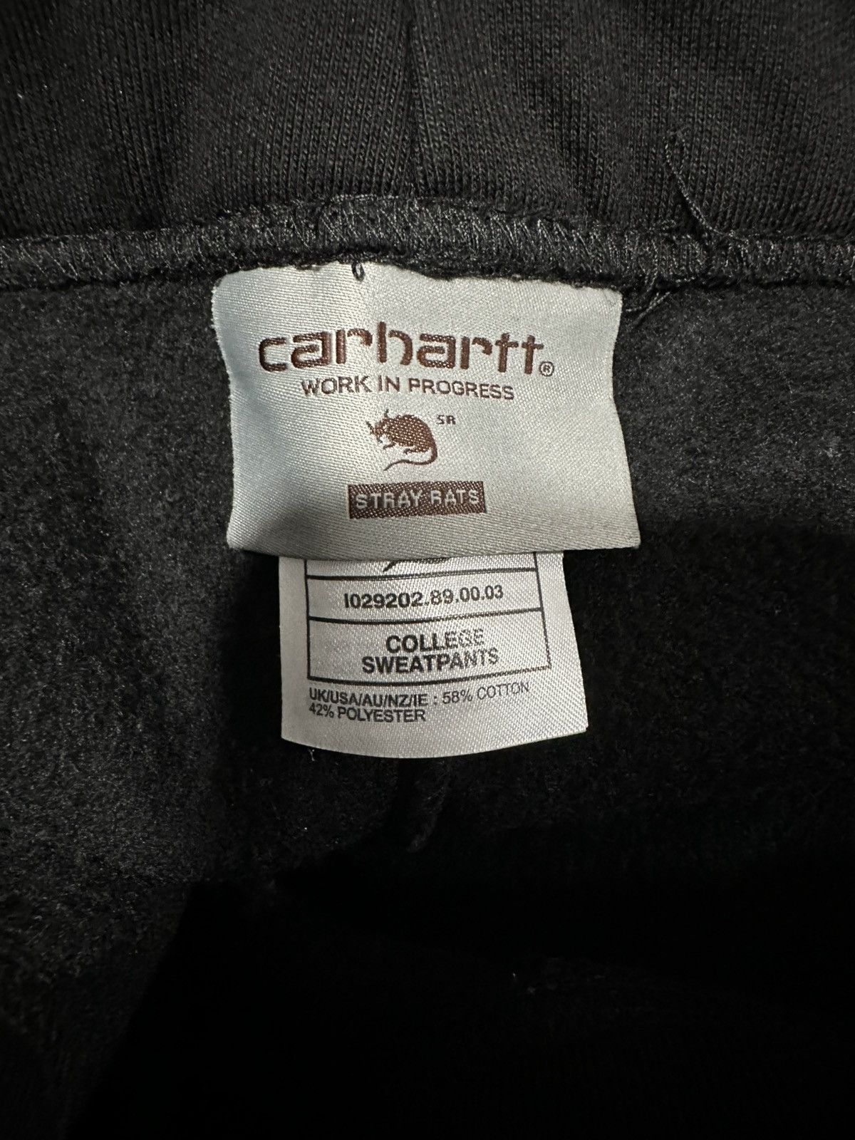 Carhartt Wip × Stray Rats CARHARTT X STRAT RATS COLLEGE SWEATPANTS Size US 36 / EU 52 - 4 Thumbnail