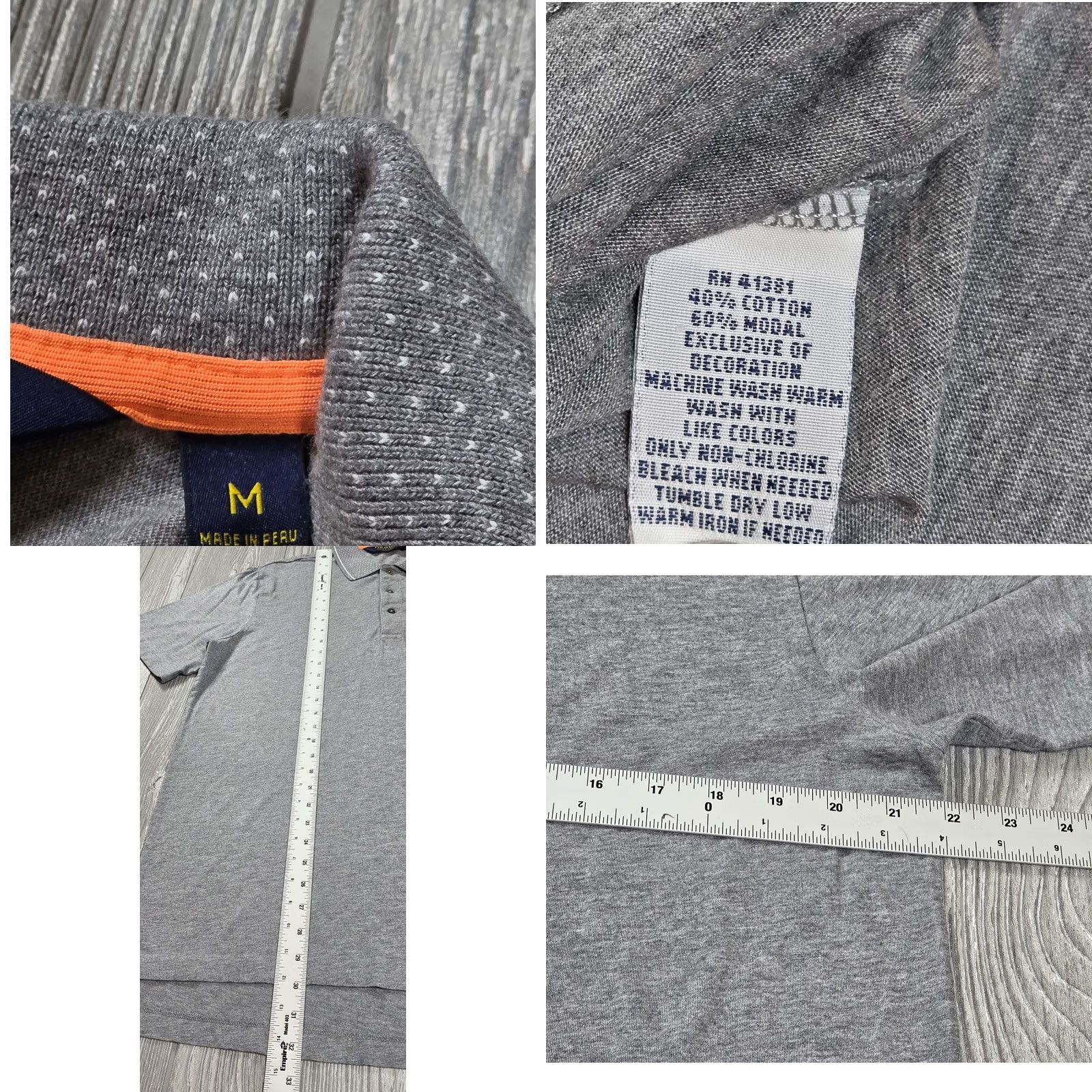 Ralph Lauren Ralph Lauren Polo Golf Mens Gray Polo Shirt Short Sleeve Stretch M Dipped Collar Shirt Mens Gray Polo Golf Stretch M Size US M / EU 48-50 / 2 - 8 Thumbnail