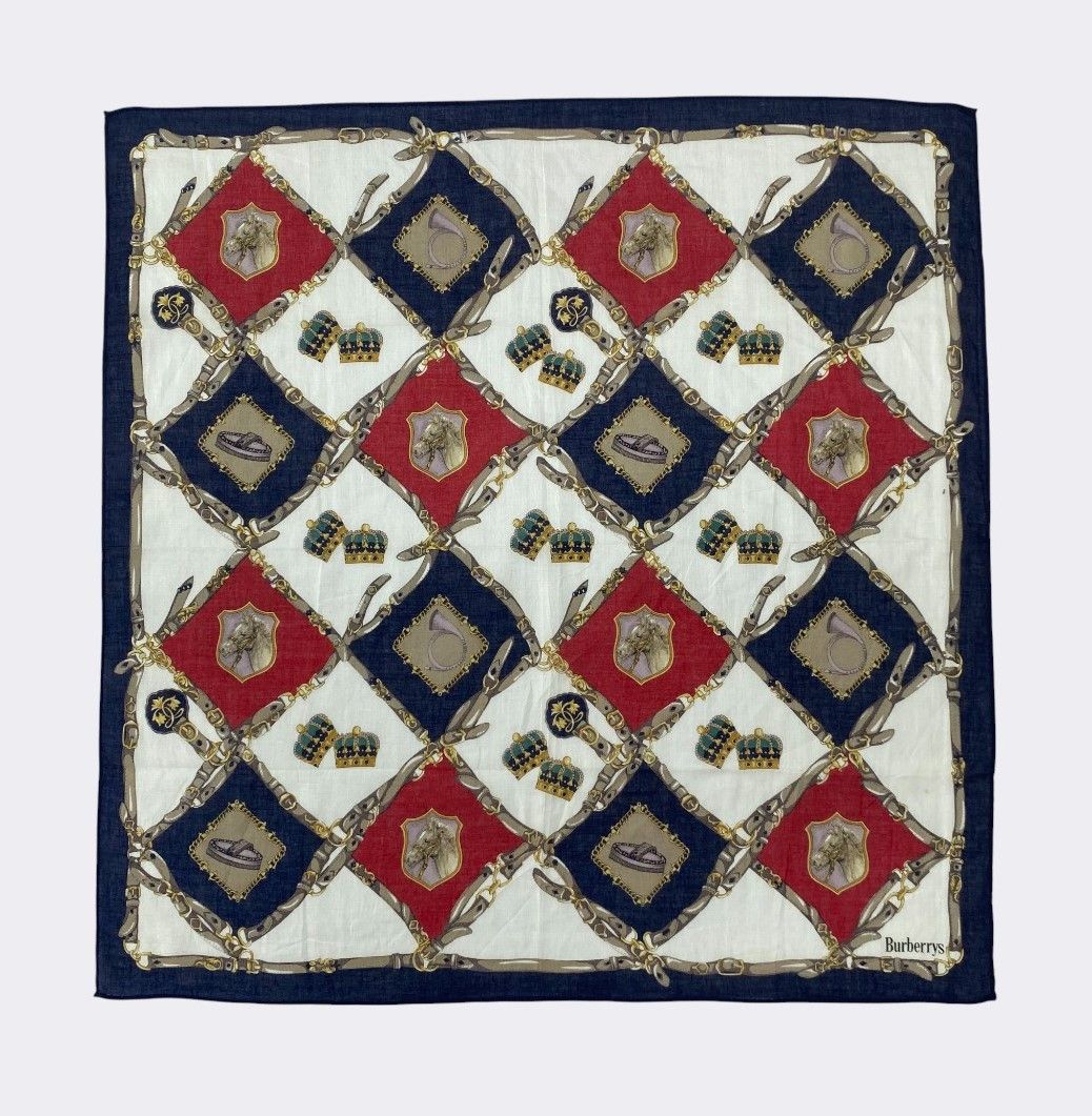 Burberry Vintage Burberry Handkerchief Neckerchief Bandana H073R Size ONE SIZE - 1 Thumbnail