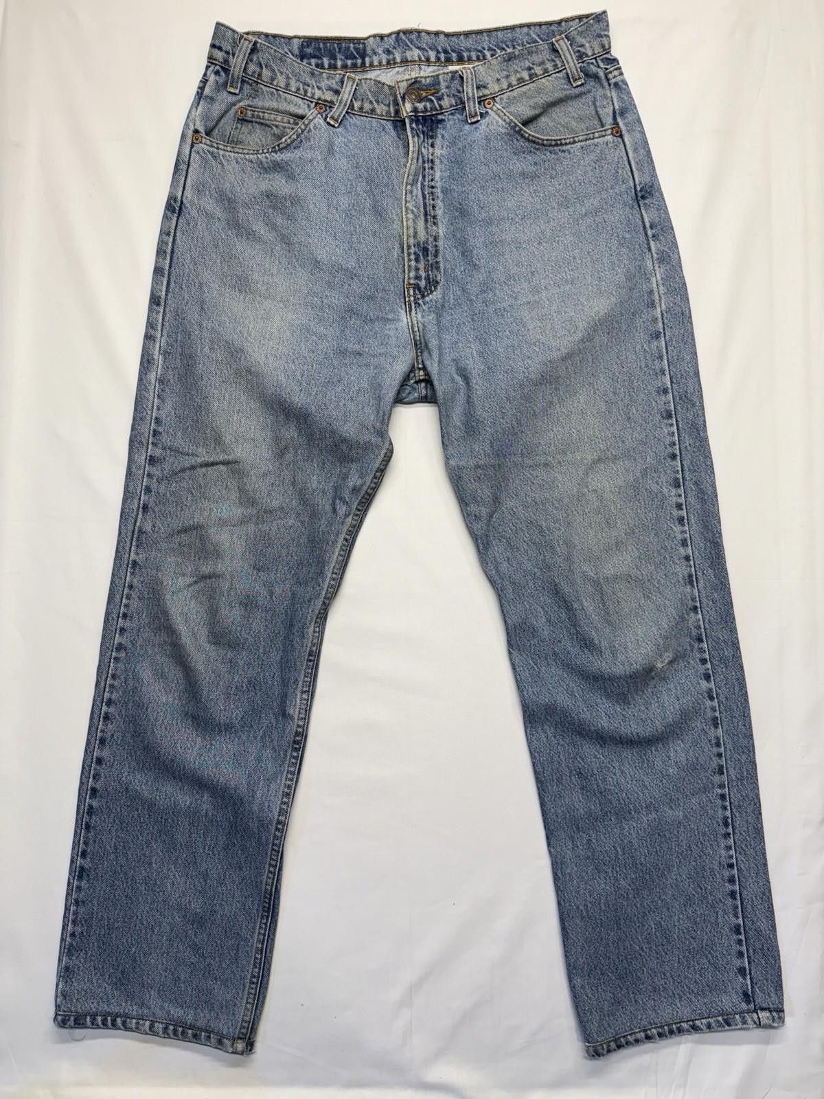 Levi's Vintage 90s Levi’s Orange Tab 505 Straight USA 36x30 Size US 36 / EU 52 - 1 Thumbnail