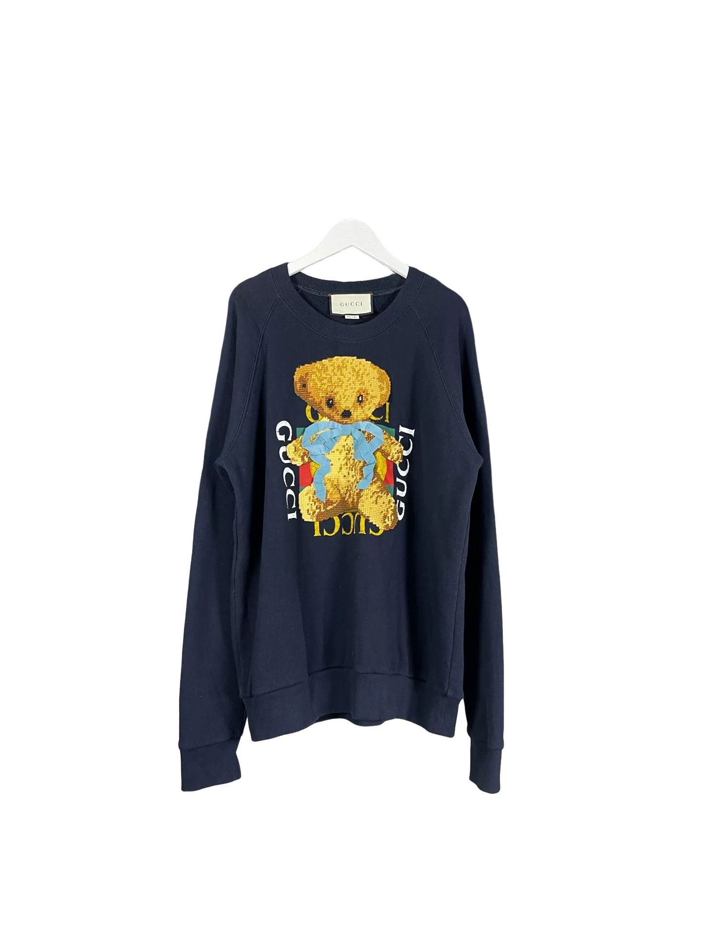 Gucci Gucci Bear Embroidered Sweatshirt Size S Size US S / EU 44-46 / 1 - 1 Thumbnail