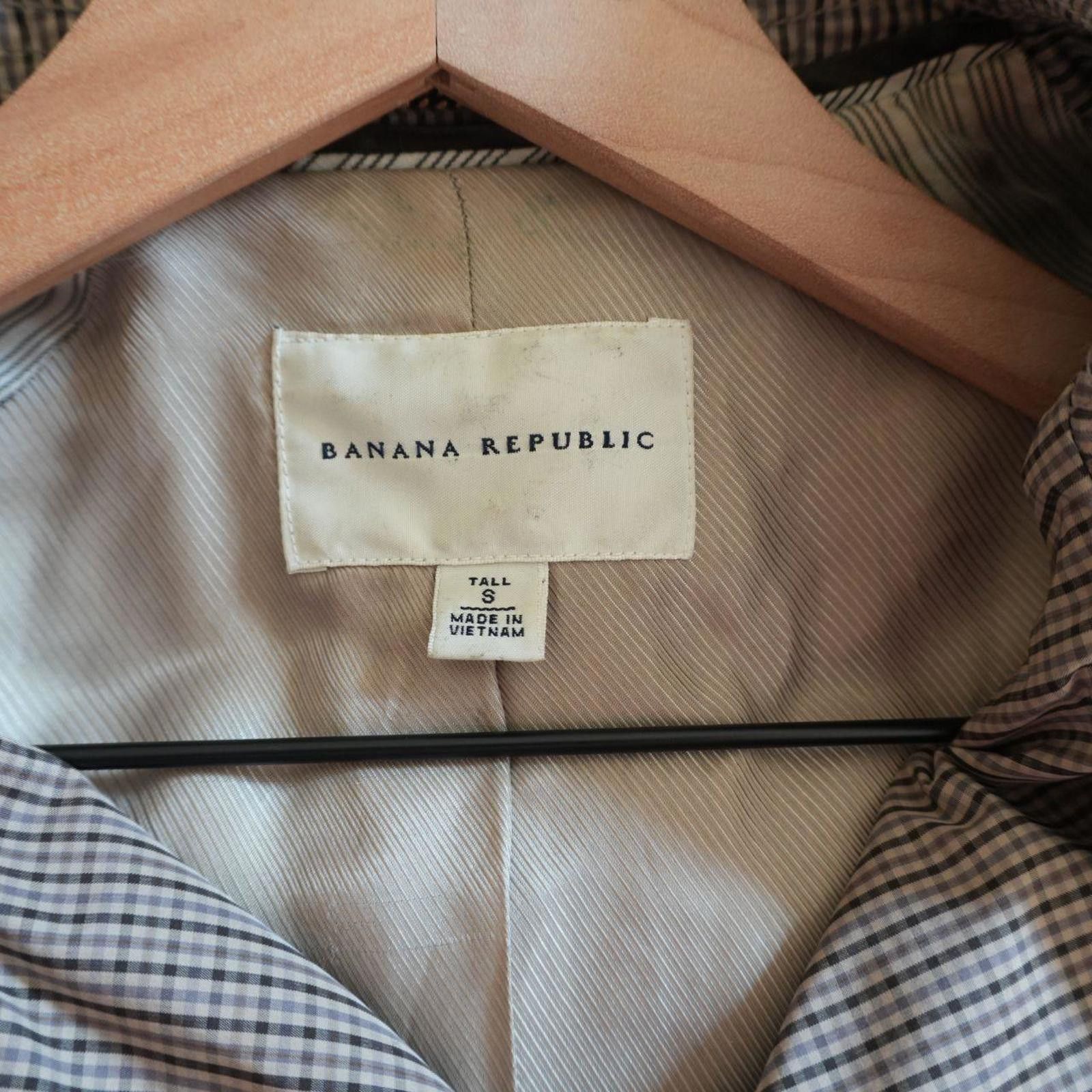 Banana Republic Banana Republic Trench Coat Women's S Brown Double Breast Size S / US 4 / IT 40 - 2 Thumbnail