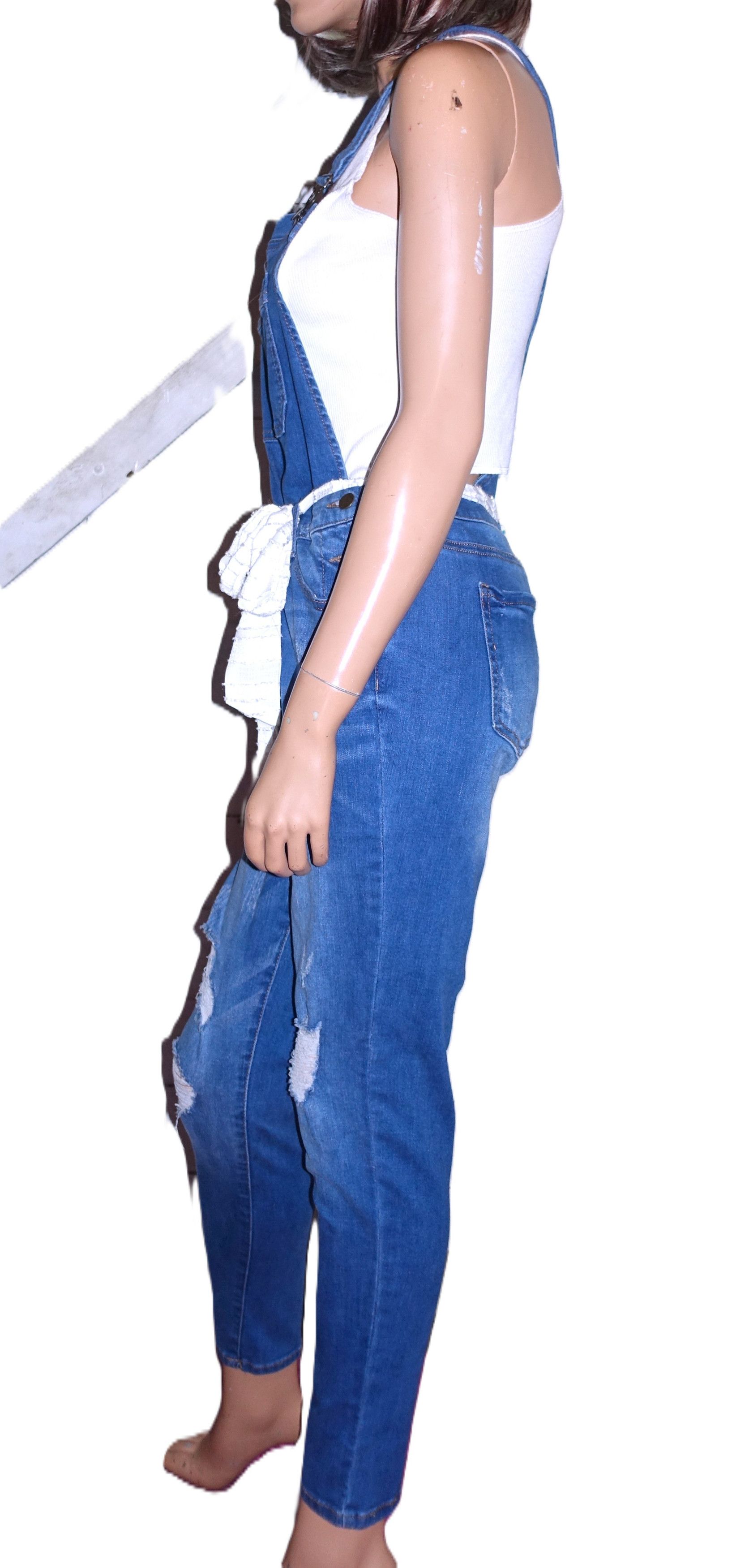 Other Wax Jeans Blue Overalls M Size 30" / US 8 / IT 44 - 5 Thumbnail