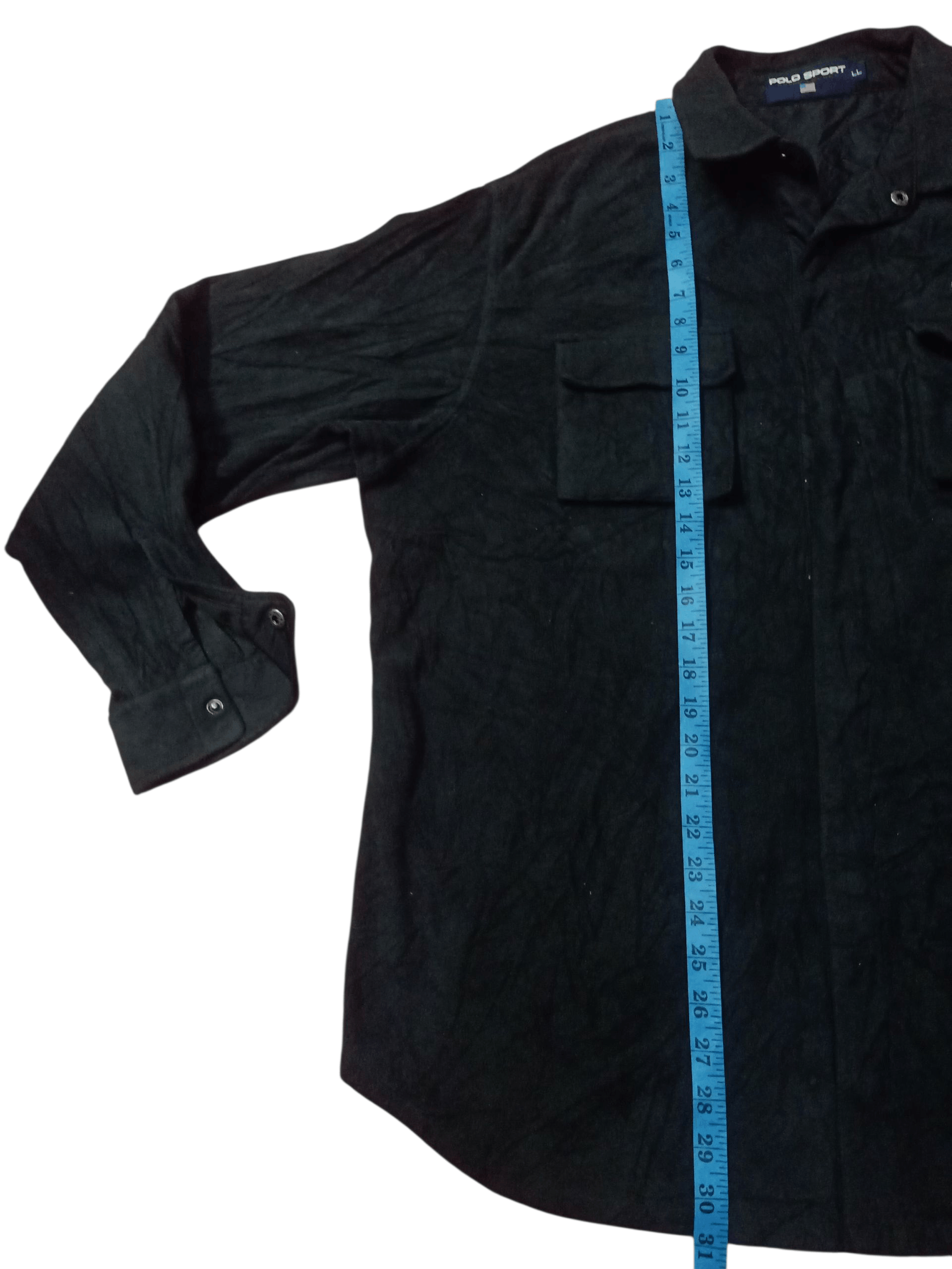 Ralph Lauren Sport 💥 Polo Sport Lauren FLEECE Button Up Men 💥 Size US XL / EU 56 / 4 - 14 Thumbnail