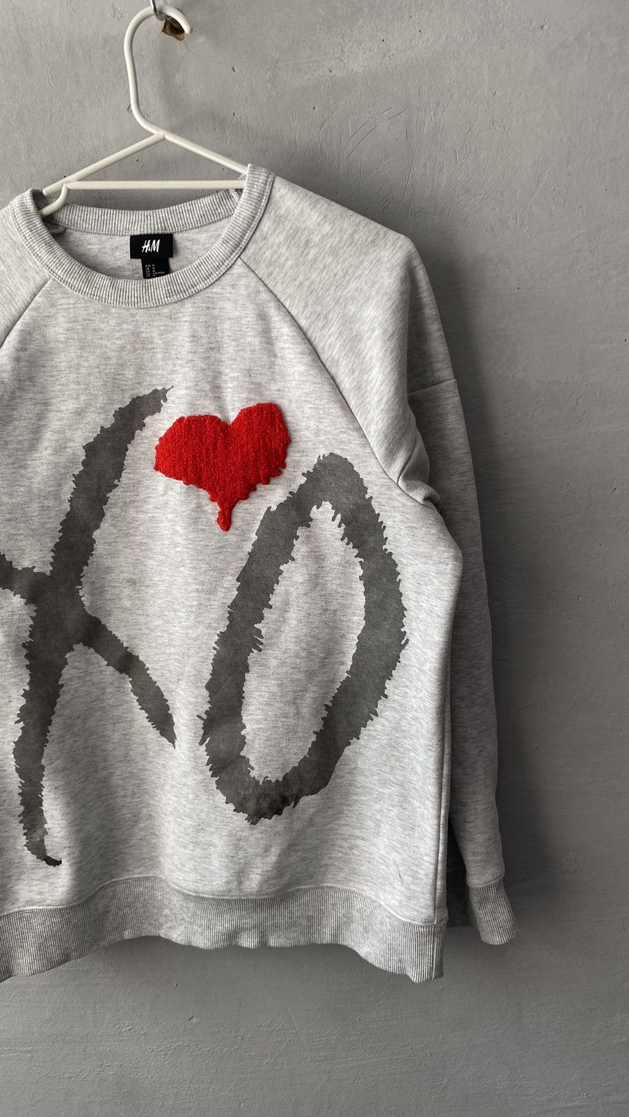 H&M × Vintage × XO Vintage the weekend H&M XO Heart big logo sweatshirt Size US M / EU 48-50 / 2 - 2 Thumbnail