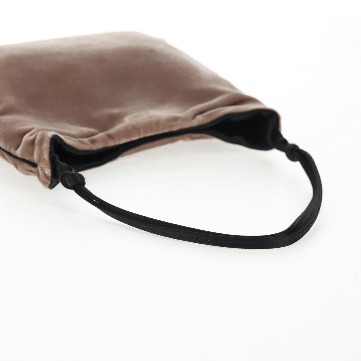 Prada PRADA Hand Bag Velor Gray Size ONE SIZE - 8 Thumbnail
