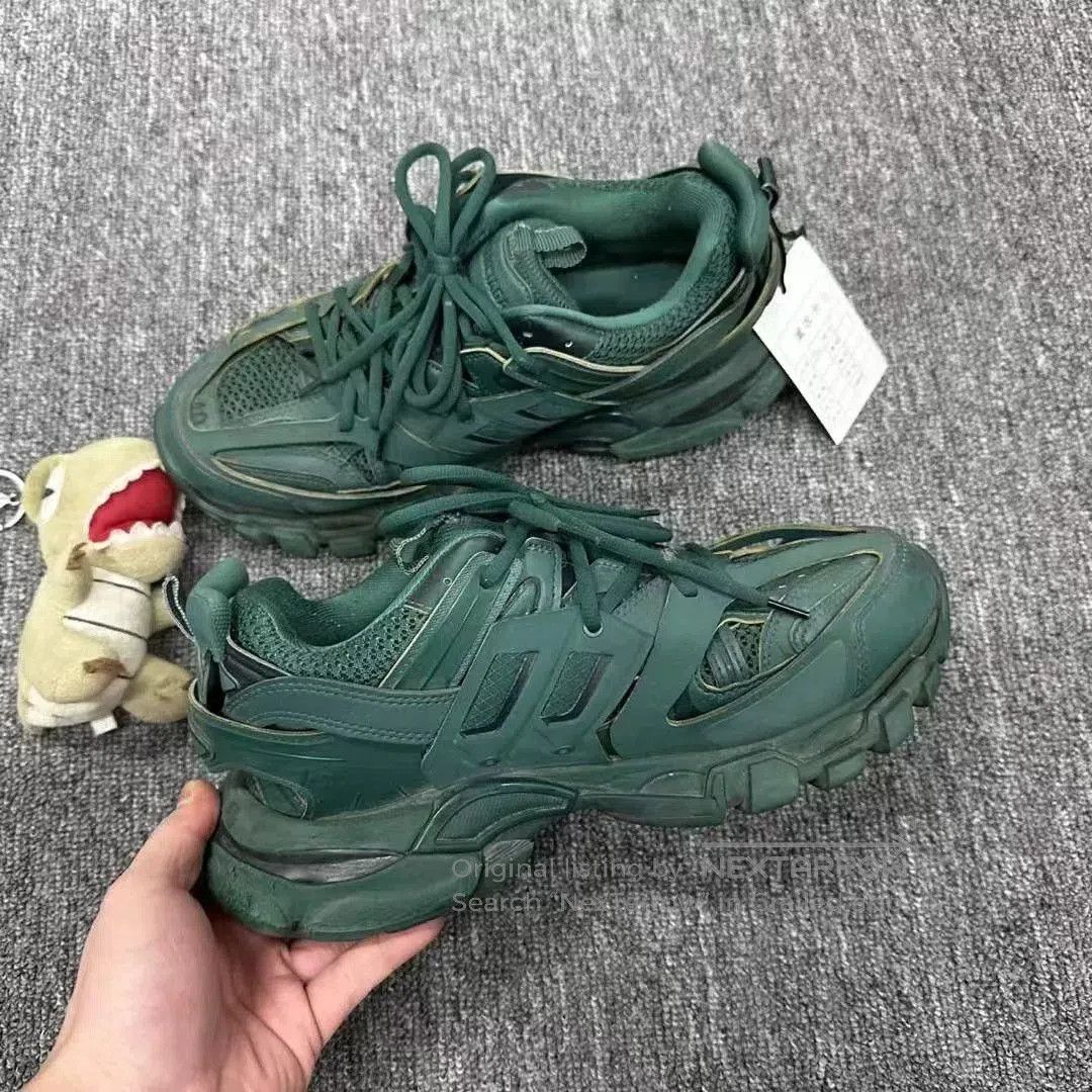 Japanese Brand Balenciaga Track 42 Green Sneakers. Size US 9 / EU 42 - 3 Thumbnail