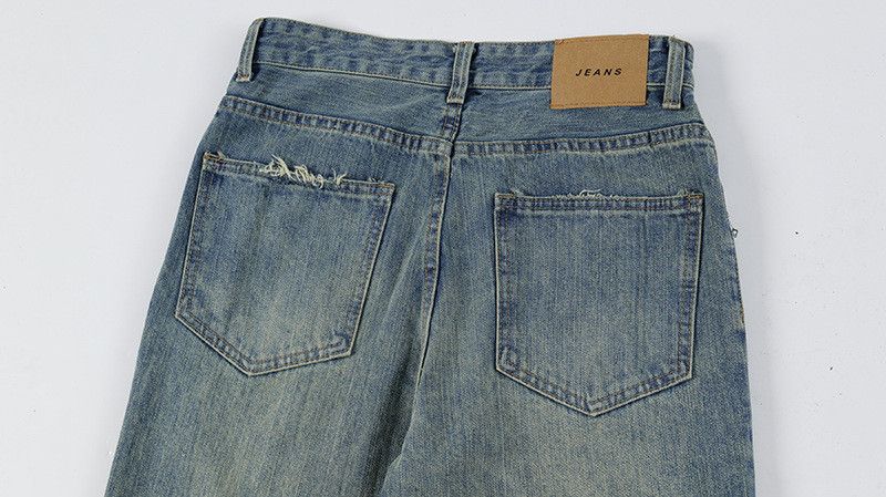 Jean High street washed distressed flared jeans for men Size US 32 / EU 48 - 4 Thumbnail