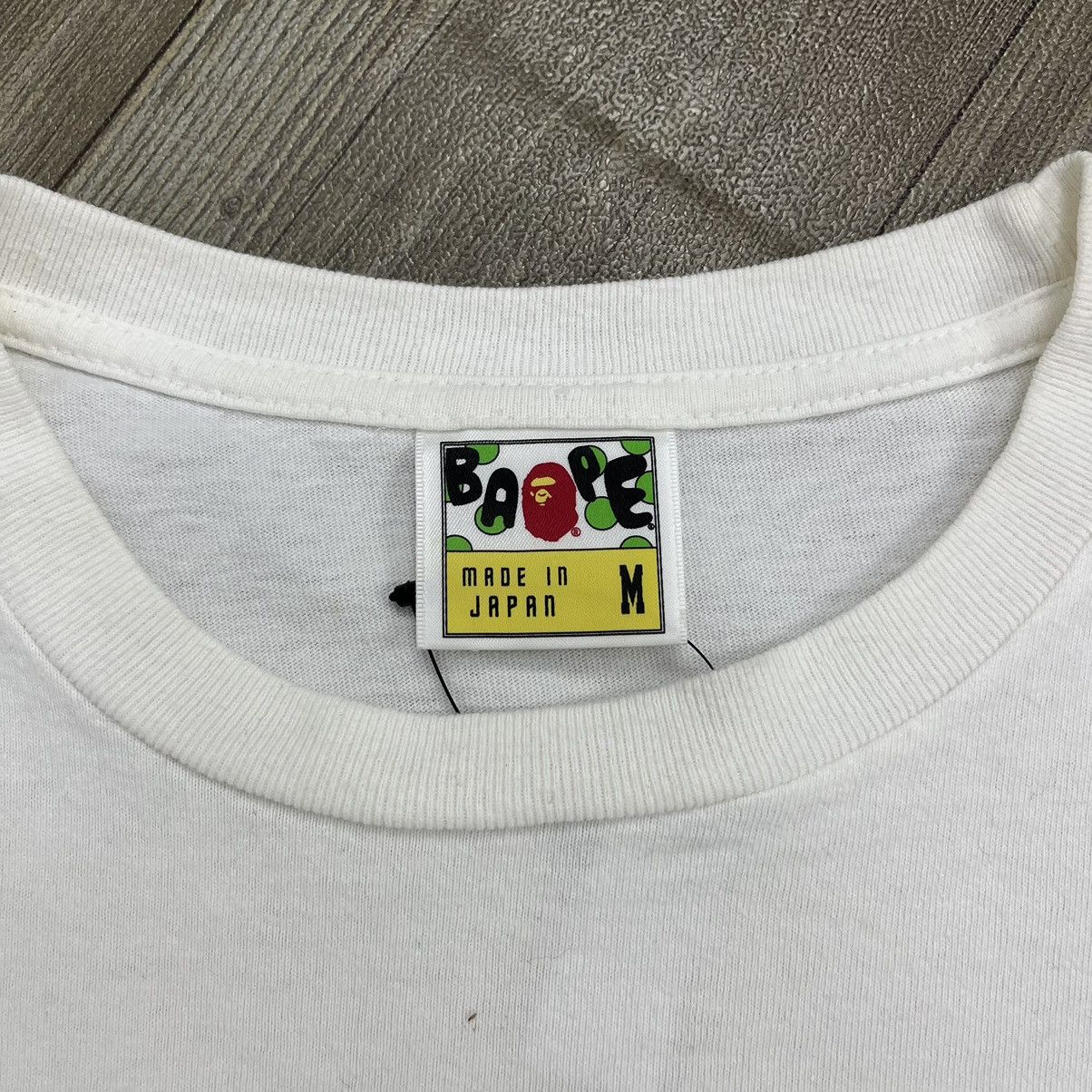 Bape Bape 62 Number White Tshirt Size US XS / EU 42 / 0 - 5 Thumbnail