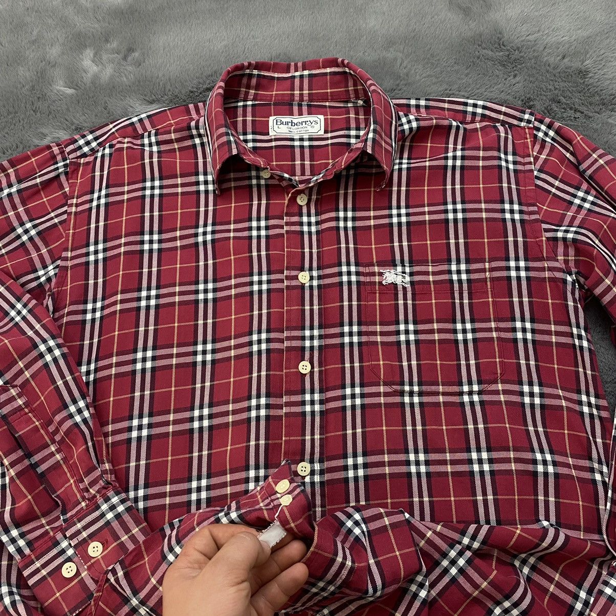 Burberry DL Burberry london vintage Checkered Flannel #023 Size US L / EU 52-54 / 3 - 10 Thumbnail
