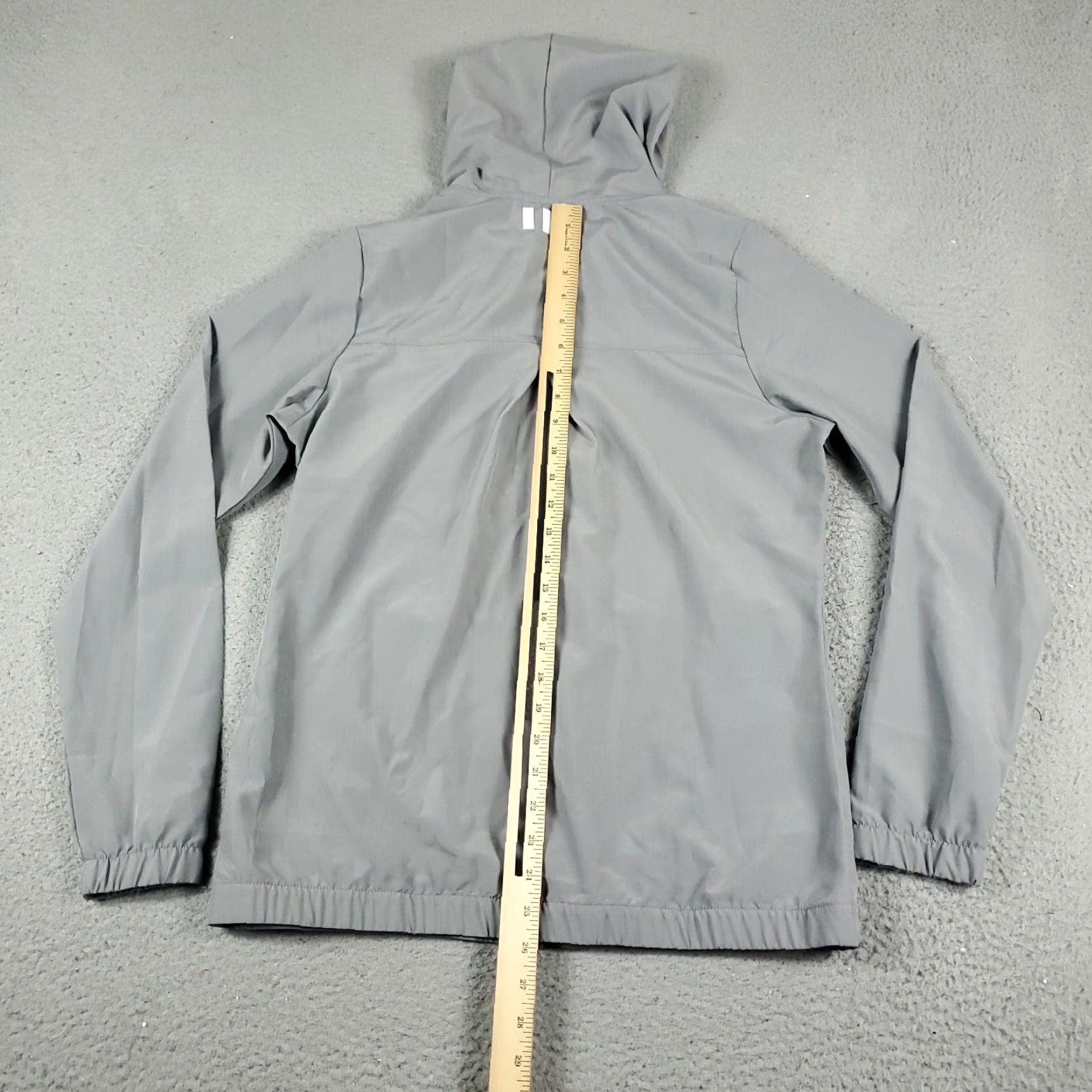 Adidas ADIDAS Windbreaker Jacket Womens Medium Gray Full Zip Activewear Sports Size L / US 10 / IT 46 - 7 Thumbnail